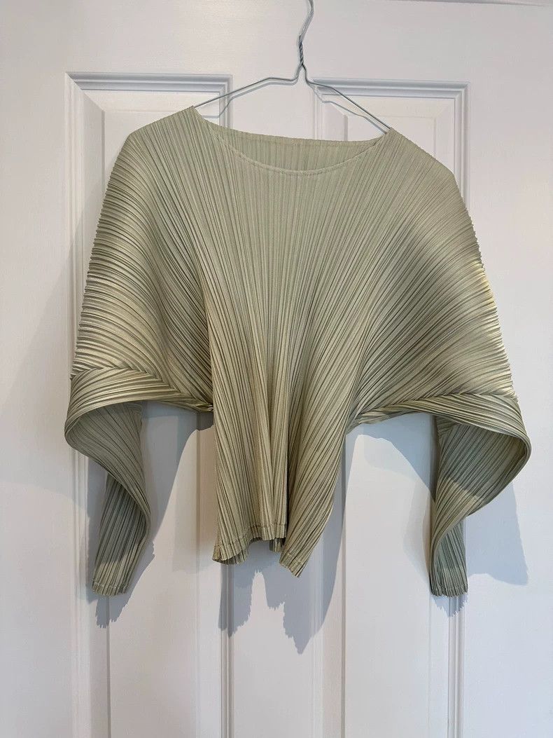 Issey Miyake issey miyake size:3 Light grey pleated coat Size XXS / US 00 / IT 34 - 2 Thumbnail