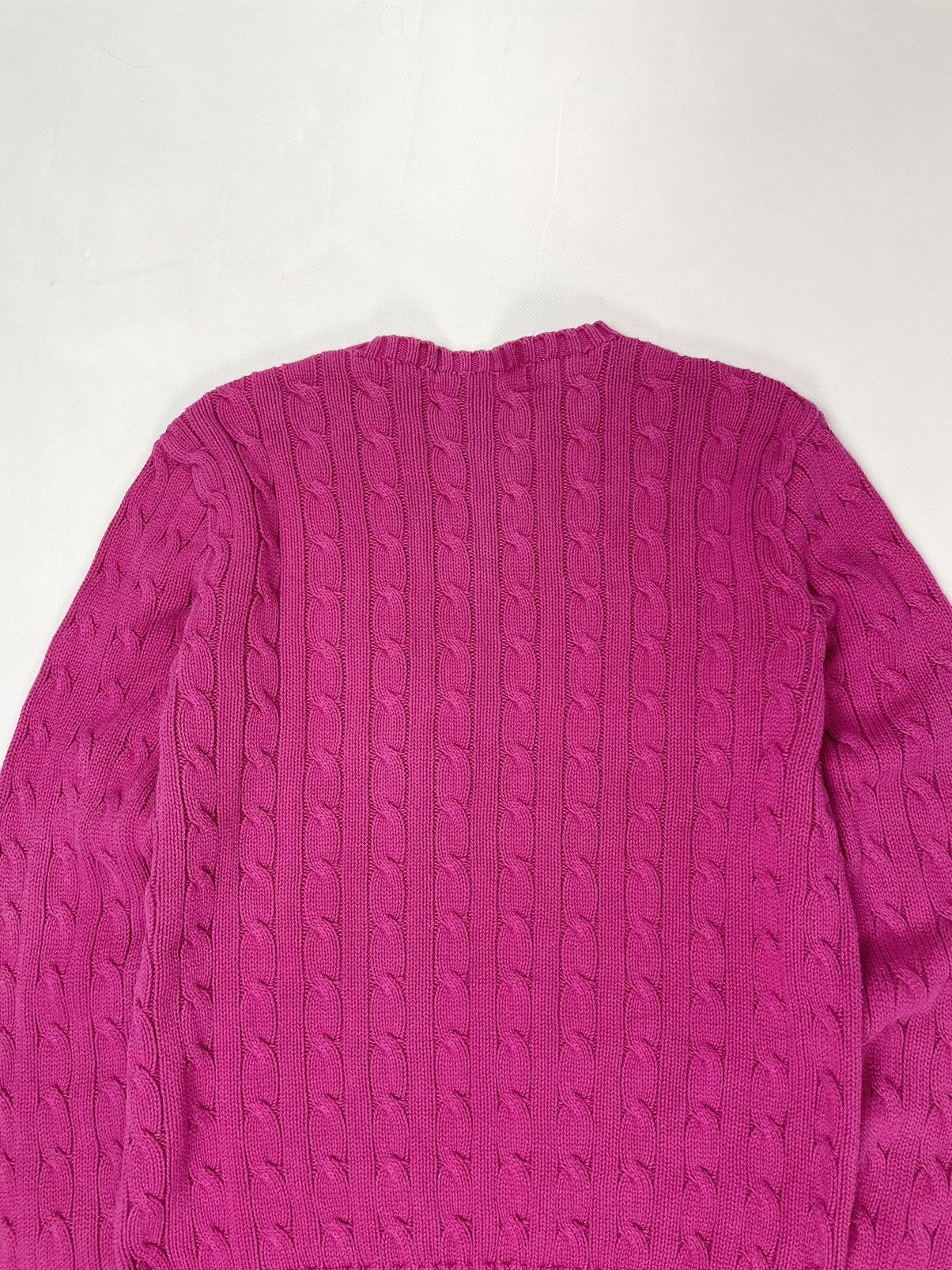 Polo Ralph Lauren Polo by Ralph Lauren ( Size L ) Vintage Pink Knit Sweater Size L / US 10 / IT 46 - 9 Thumbnail