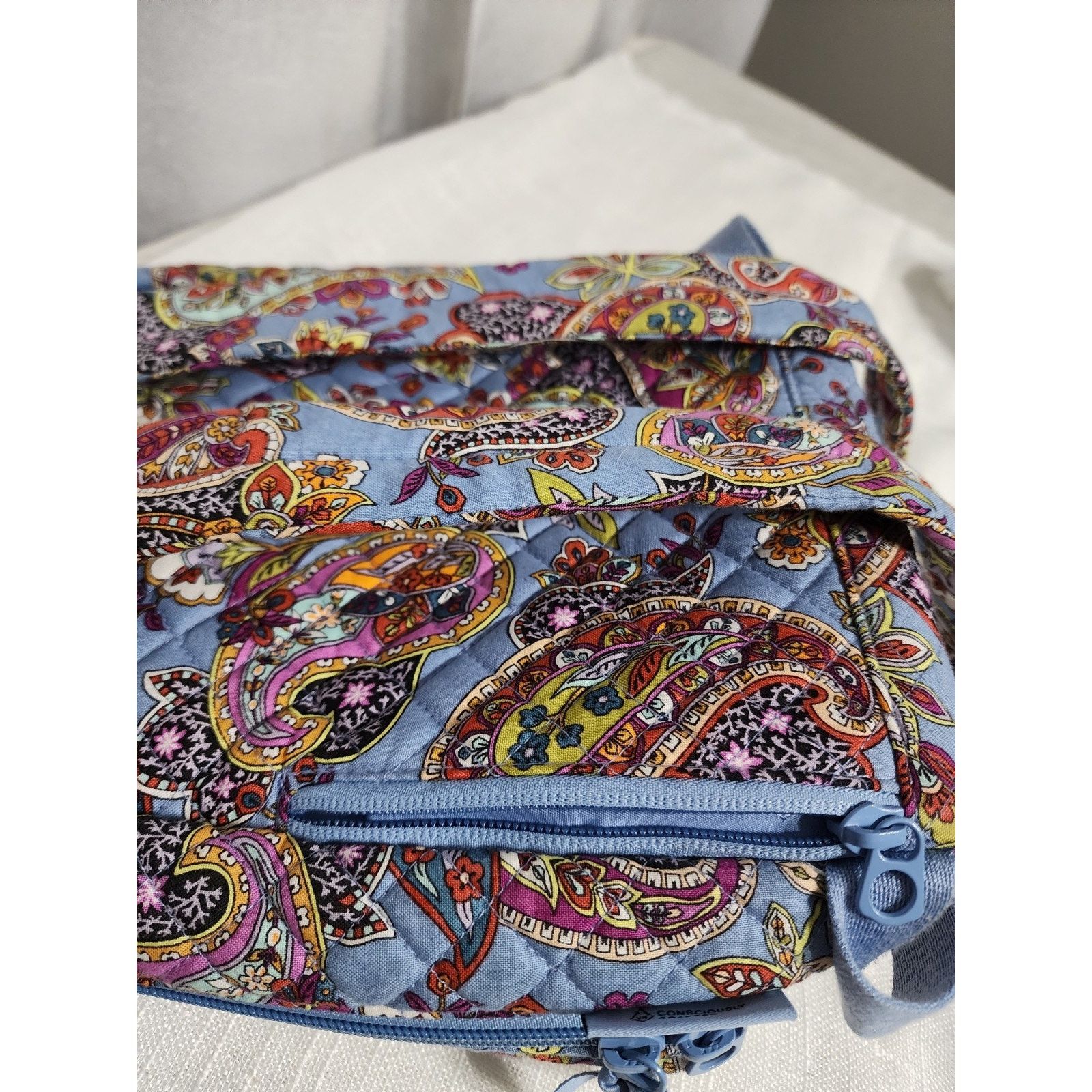 Vera Bradley Vera Bradley Cotton Mini Totepack pattern Provence Paisley Size ONE SIZE - 6 Thumbnail