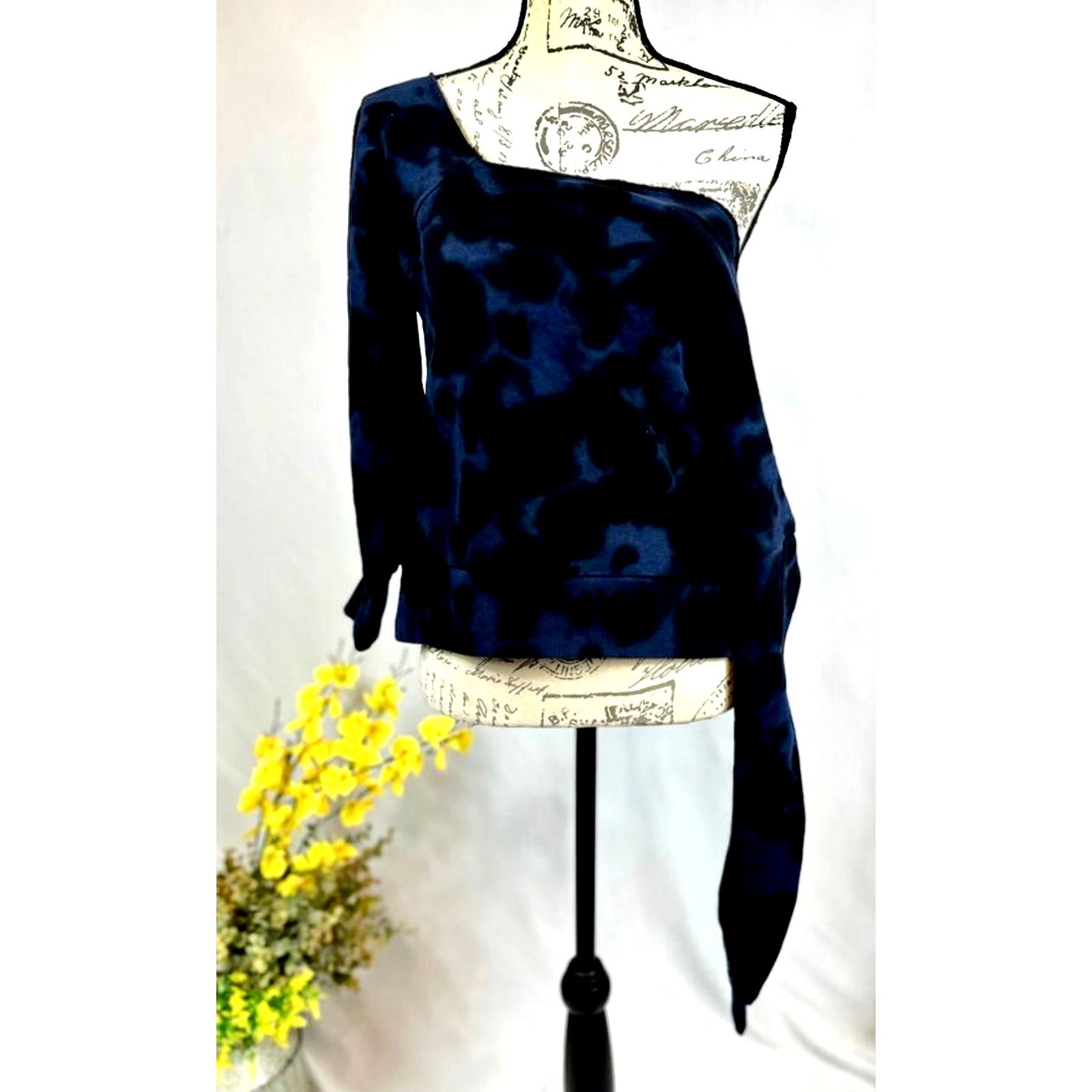 Other 525 America French Terry One Shoulder Top Indigo L Size L / US 10 / IT 46 - 5 Thumbnail