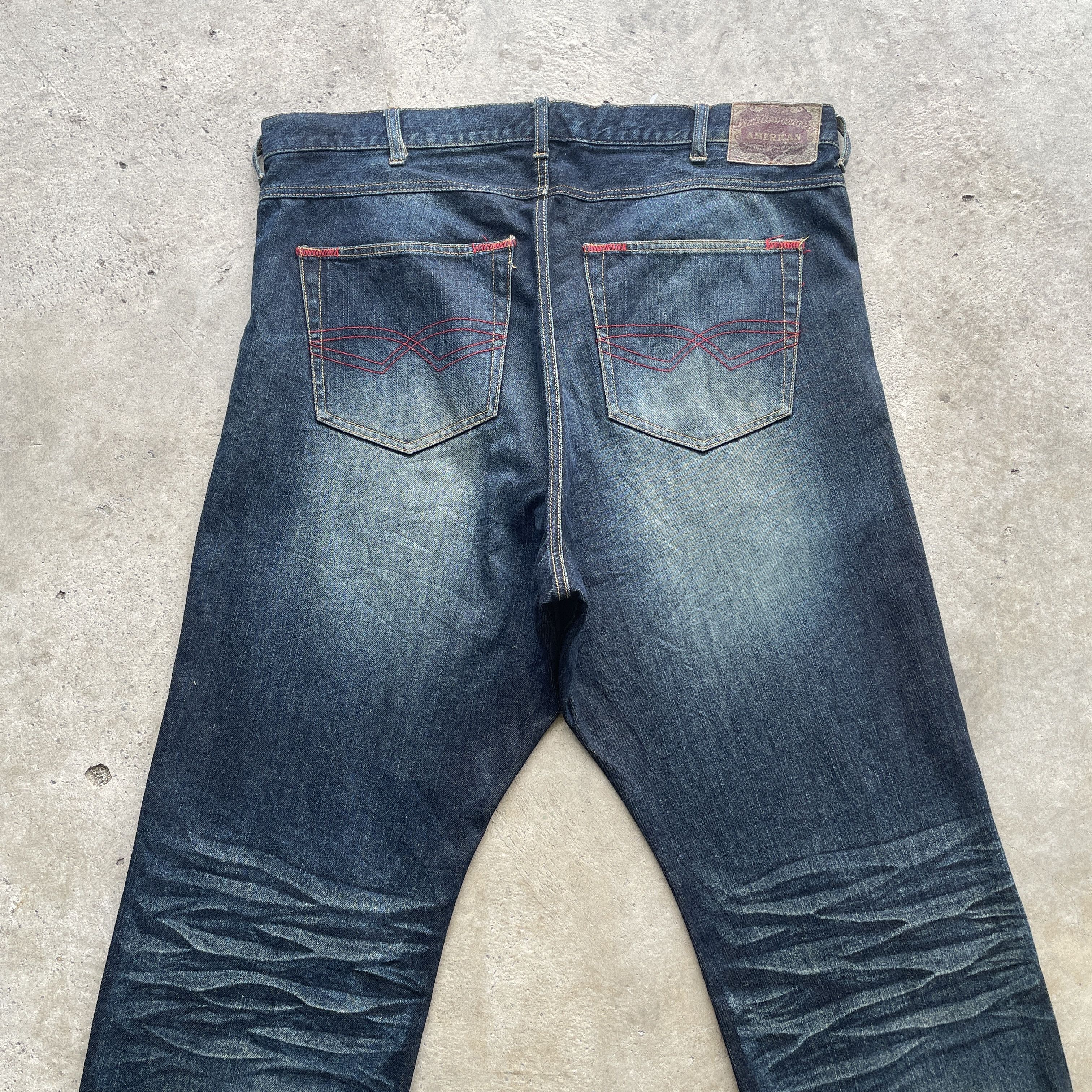 Vintage VINTAGE AMORE PURO DISTRESSED RUSTY DENIM PANTS JEANS W42 Size US 42 / EU 58 - 9 Thumbnail