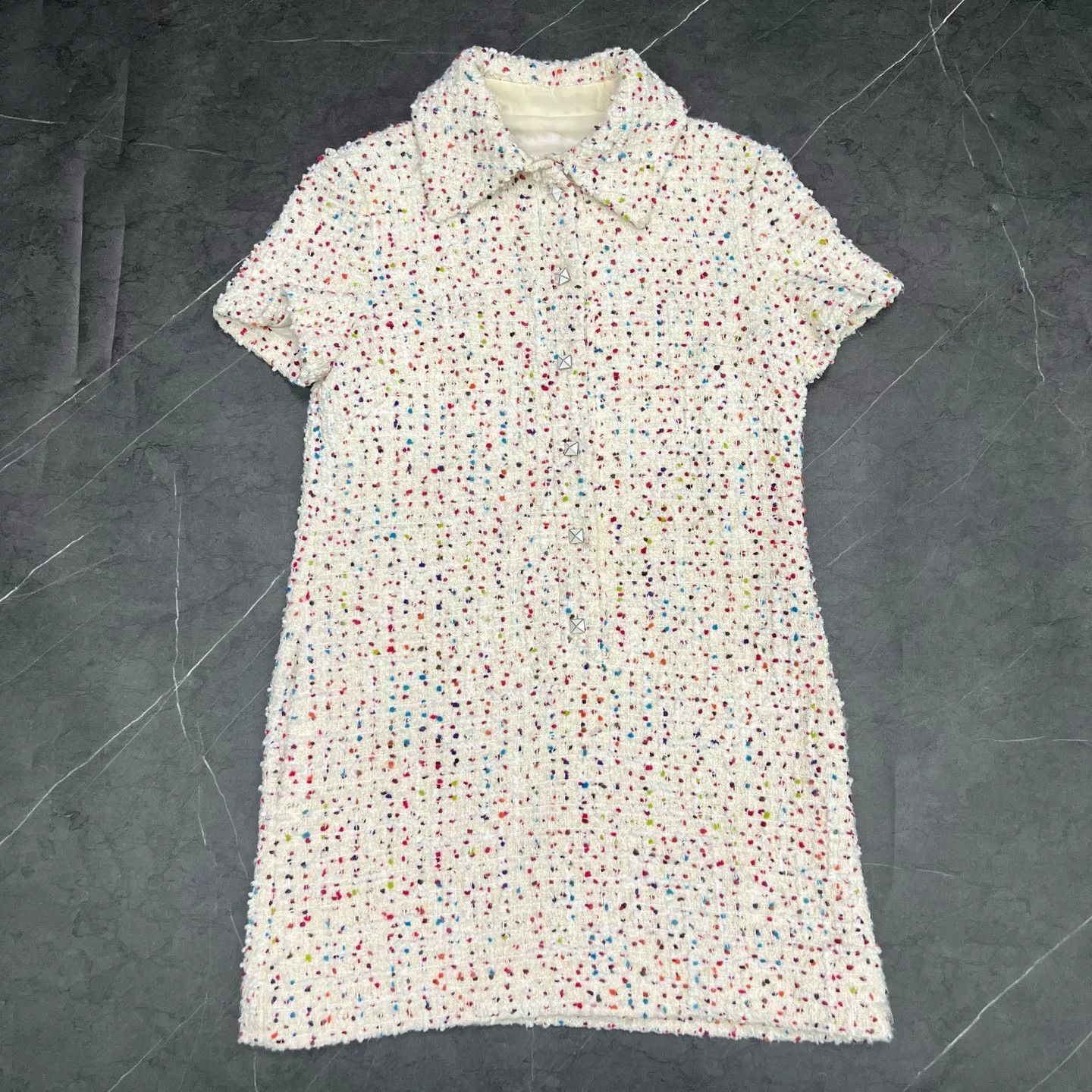 Valentino Valentino Polka Dot Soft Wool Dress Size US M / EU 48-50 / 2 - 1 Thumbnail