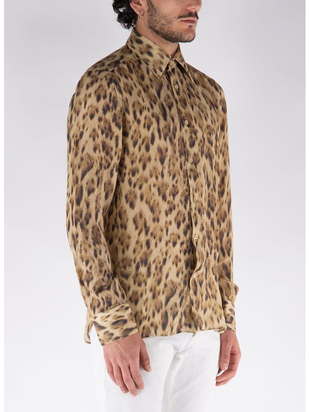 Tom Ford o1loc1c1025 HSC001 Shirt in Brown/Black Size US XL / EU 56 / 4 - 4 Thumbnail