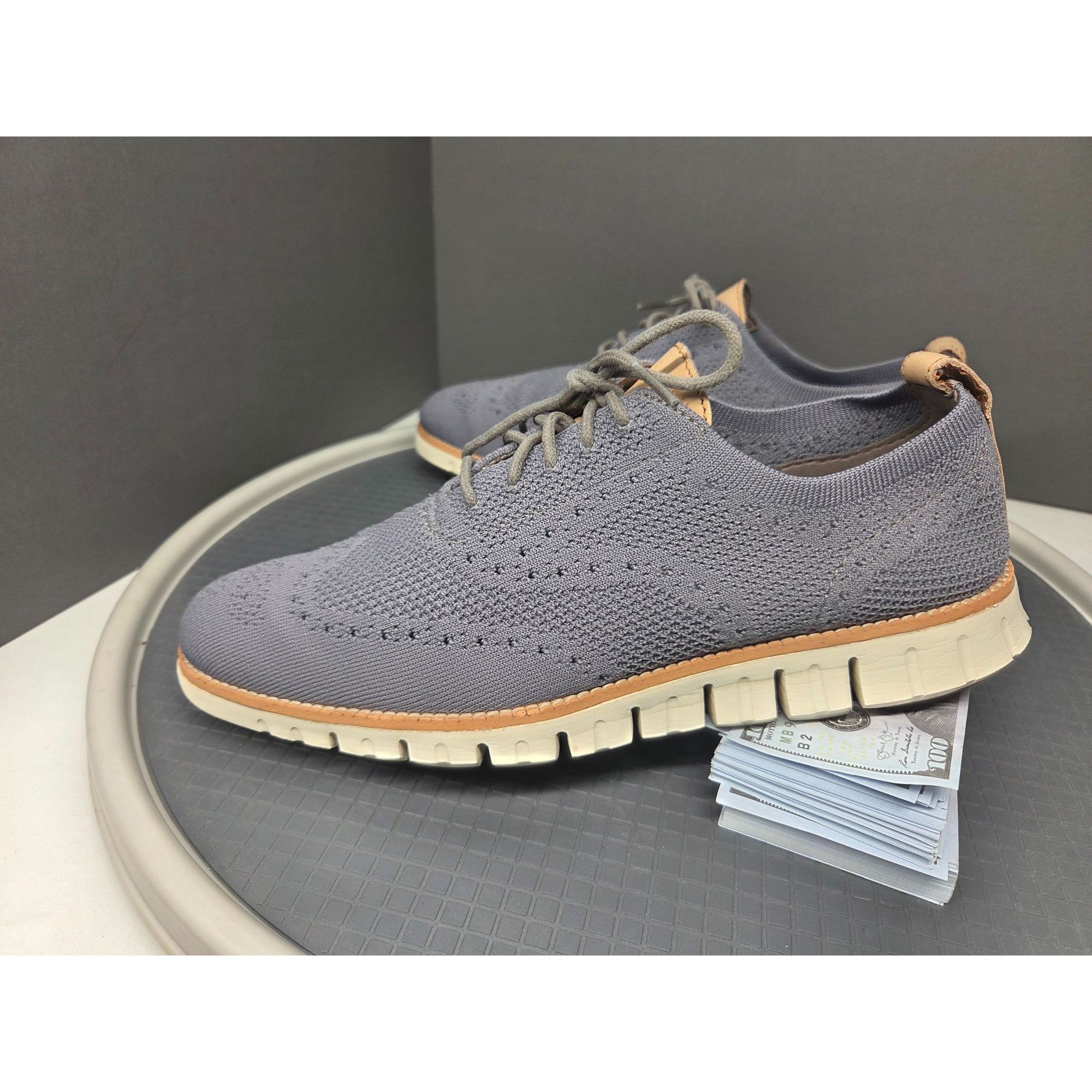 Cole Haan Men's C24944 Oxford Dress Shoes Brown Leather Size - barnbuds.com
