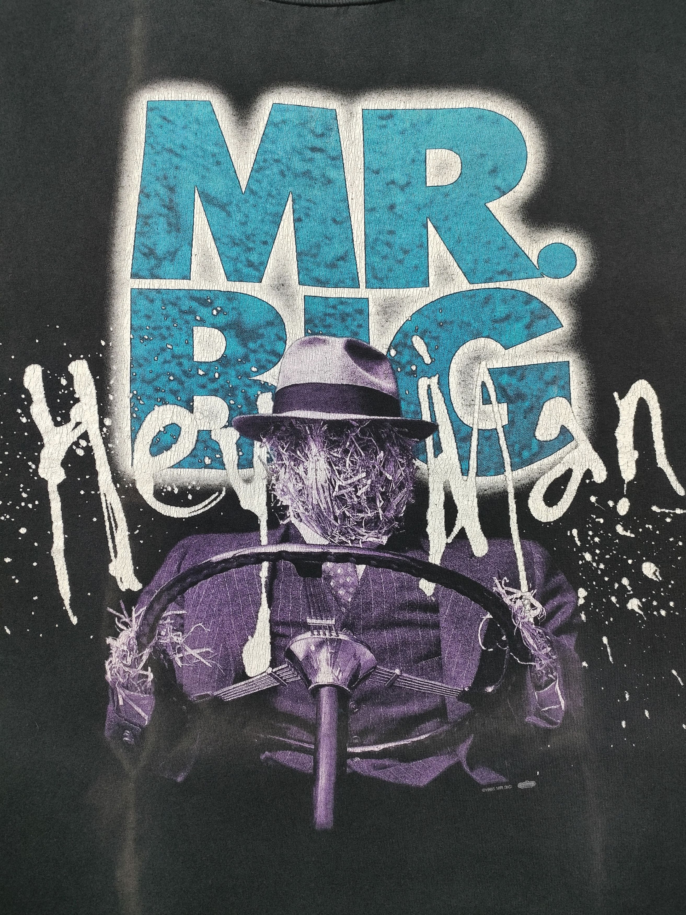 Band Tees 90s MR BIG "HEY MAN JAPAN TOUR '96" Vintage Band Tee Size US XL / EU 56 / 4 - 4 Thumbnail