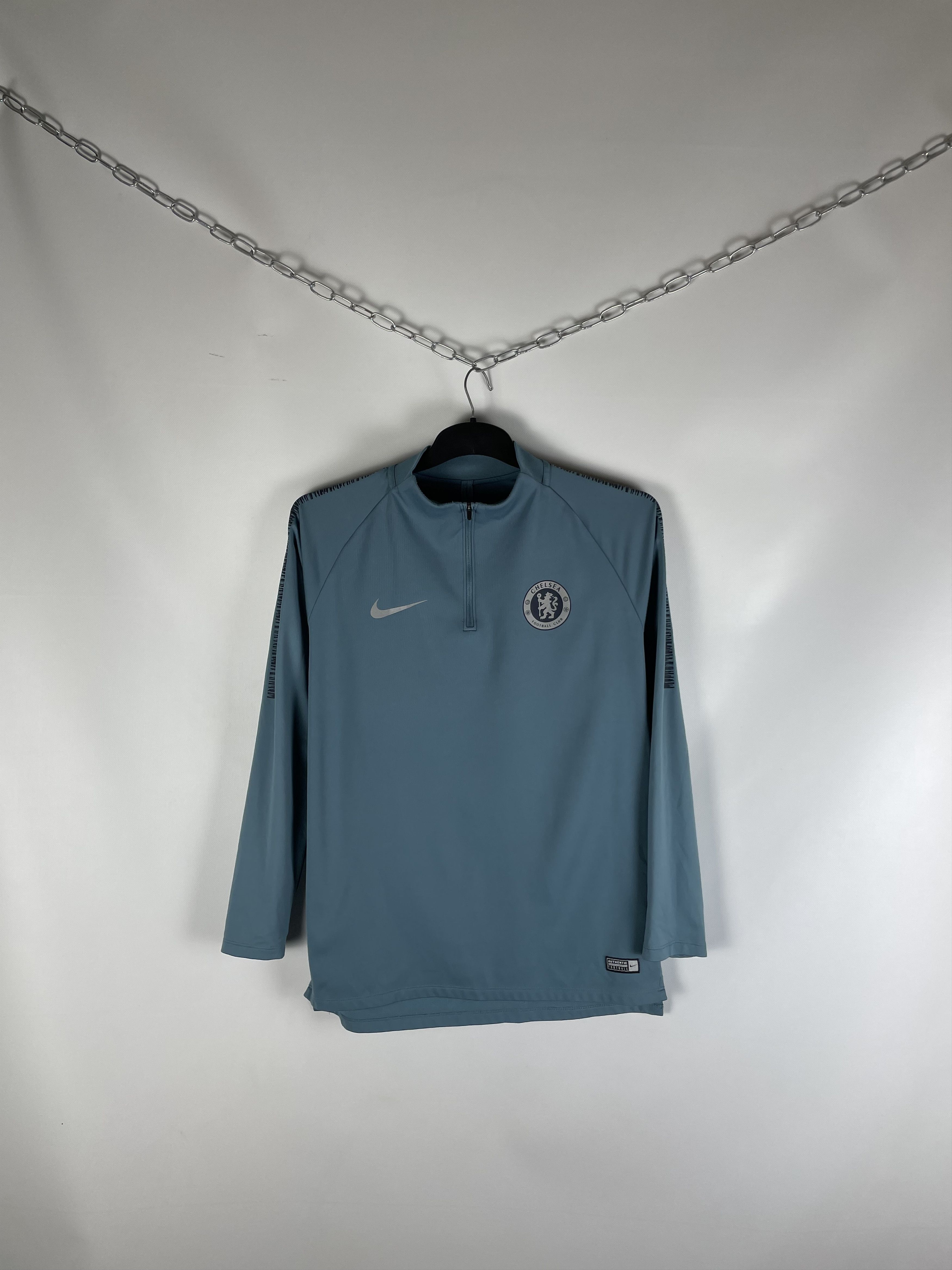 Chelsea Soccer Nike Chelsea Training Fleece Long Sleeve Shirt Size US L / EU 52-54 / 3 - 1 Thumbnail