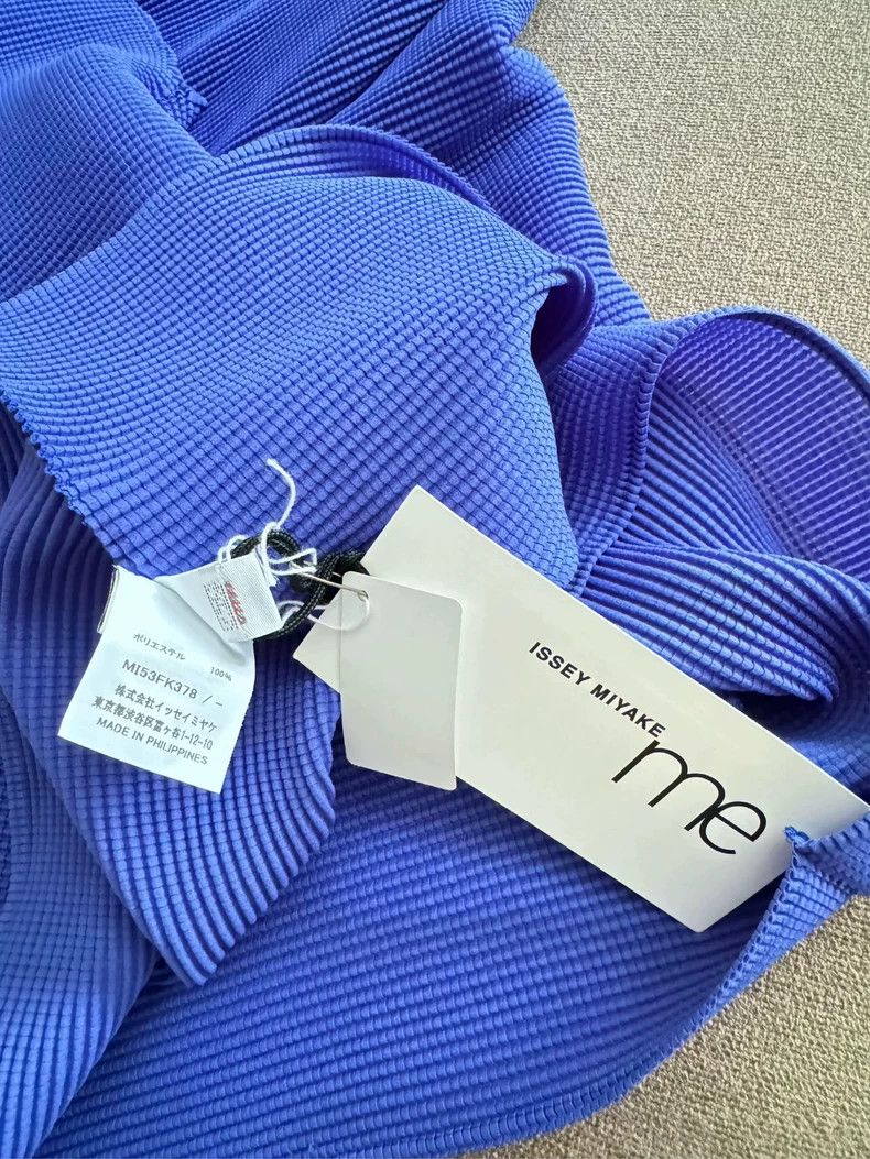 Issey Miyake Issey Miyake size:one size Blue round-neck short-sleeved s Size XS / US 0-2 / IT 36-38 - 3 Thumbnail