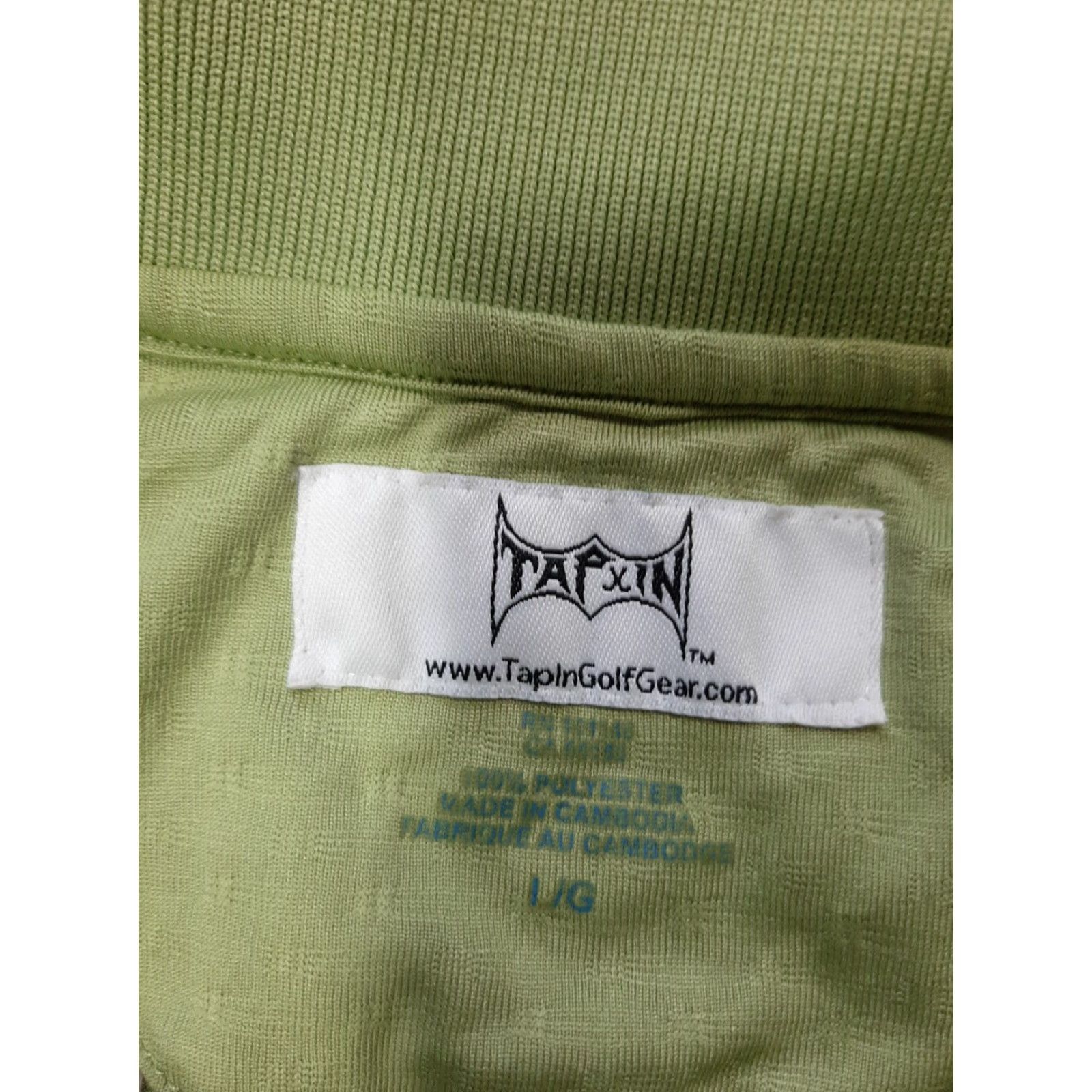 Vintage Gear Polo Shirt Mens Large Green Short Sleeve Golf Embordered Size US L / EU 52-54 / 3 - 6 Thumbnail