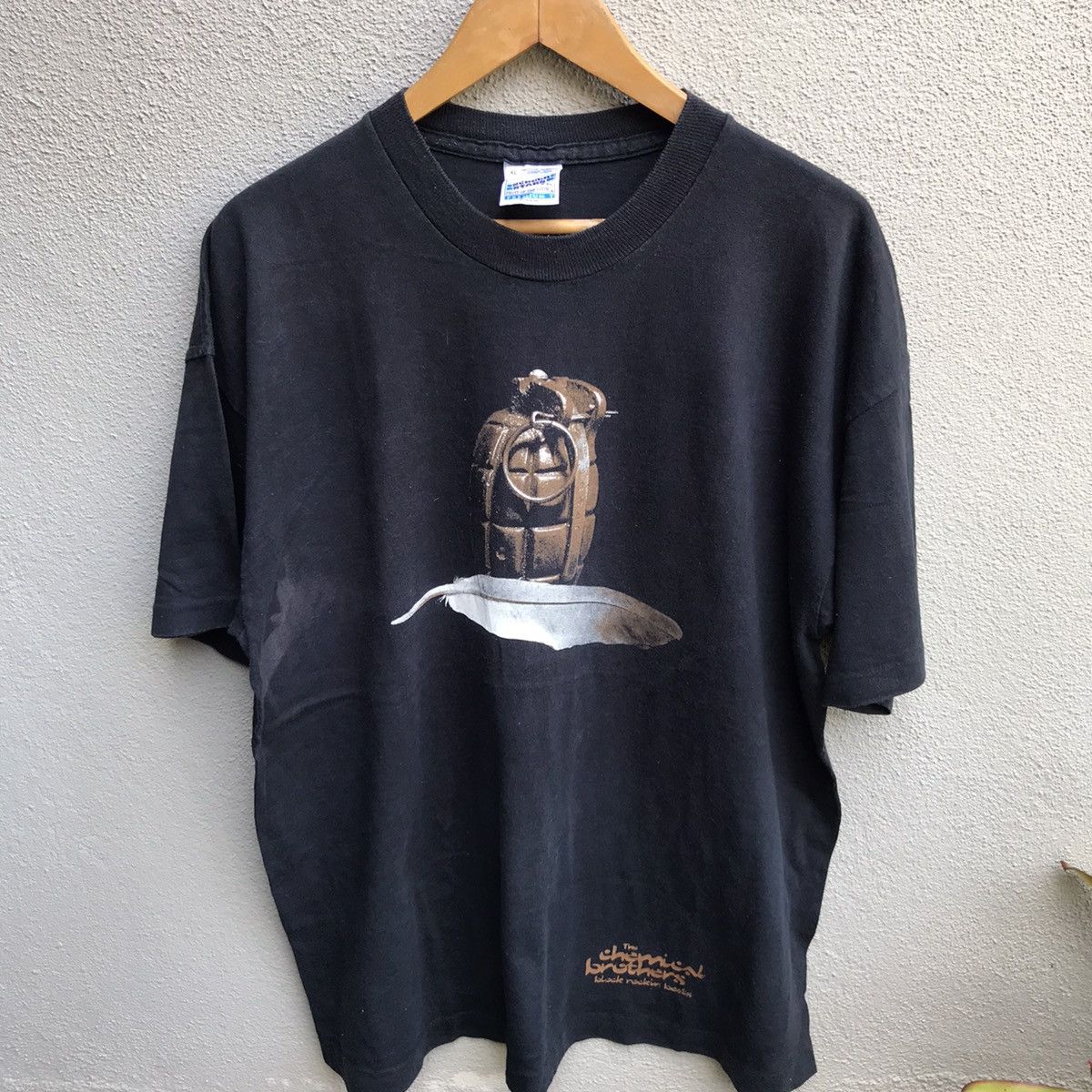 Band Tees Vintage rare 90s THE CHEMICAL BROTHERS band tee Size US XL / EU 56 / 4 - 2 Thumbnail
