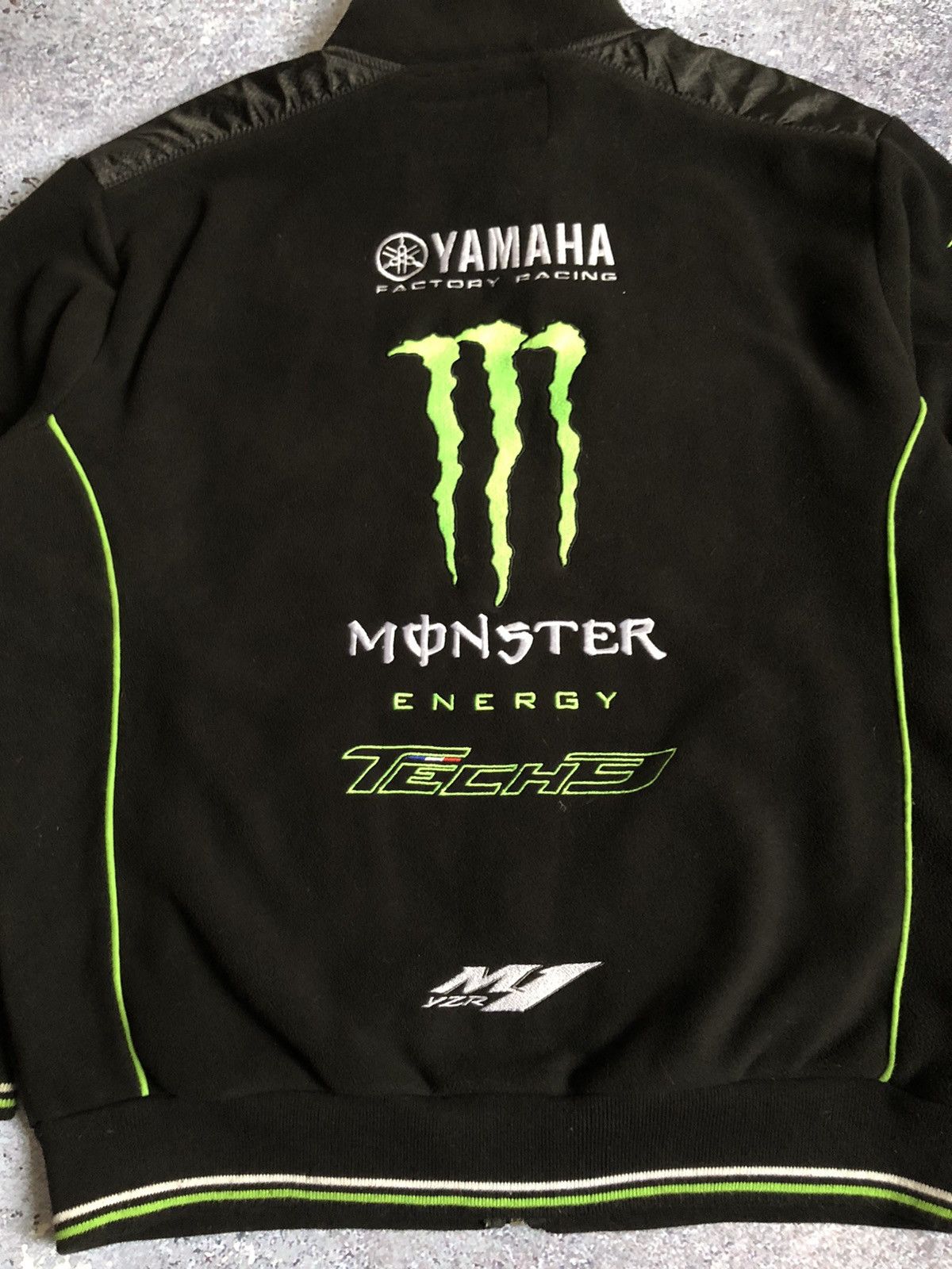 NASCAR × Vintage Vintage Monster Energy Yamaha Tech3 fleece jacket Size US S / EU 44-46 / 1 - 11 Thumbnail