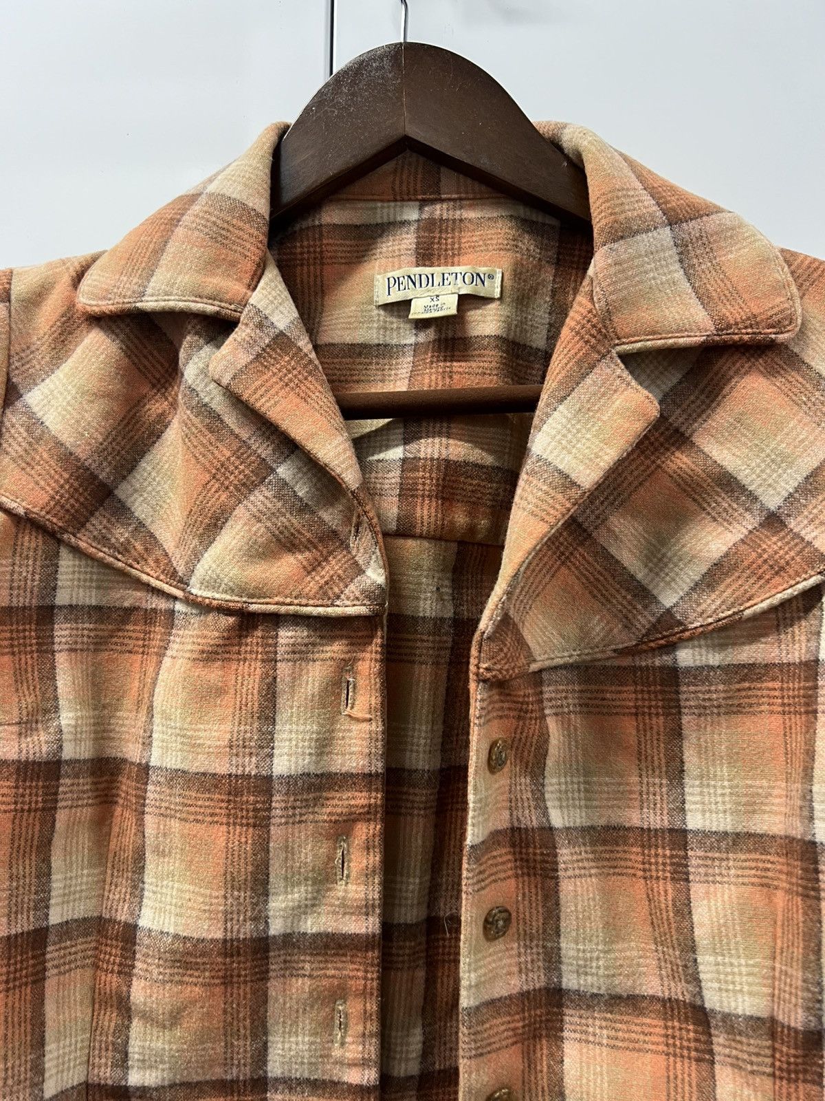 Pendleton 90's 2000's Y2K VTG Vintage Pendleton Plaid Wool Flannel Size US XS / EU 42 / 0 - 5 Thumbnail