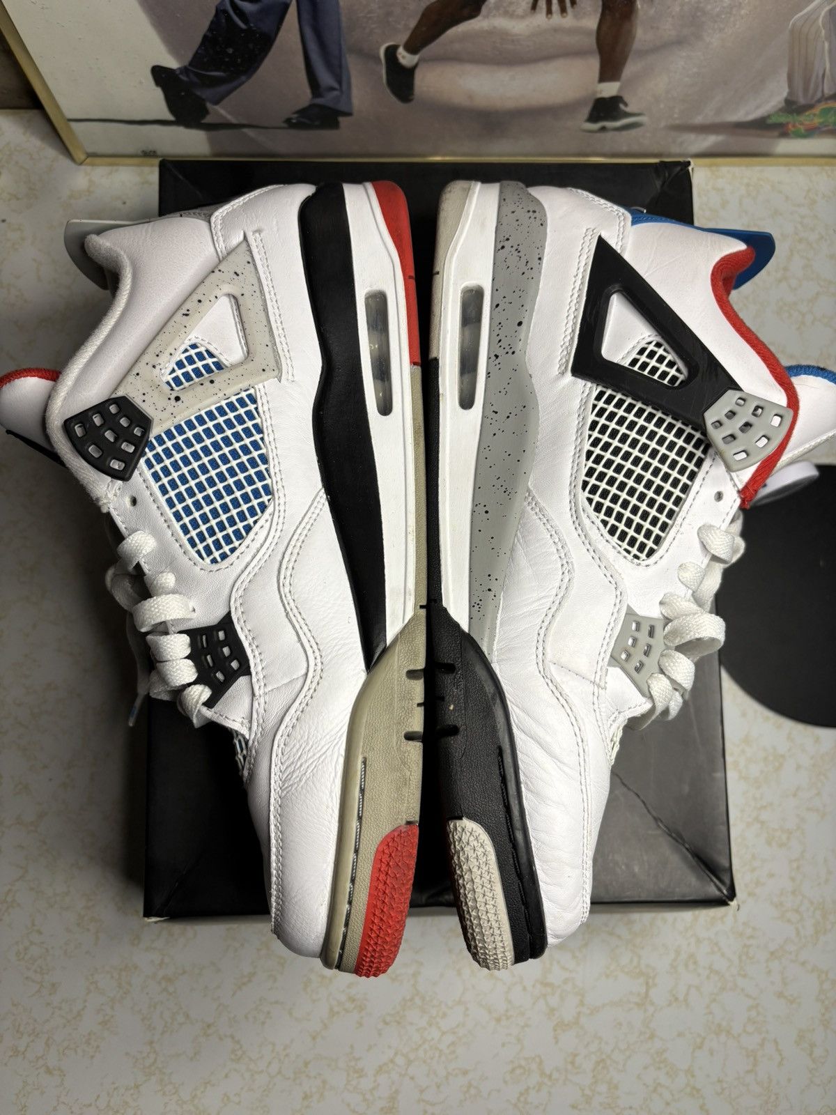 Jordan Brand Jordan Retro 4 ‘what the’ Size US 11.5 / EU 44-45 - 3 Thumbnail