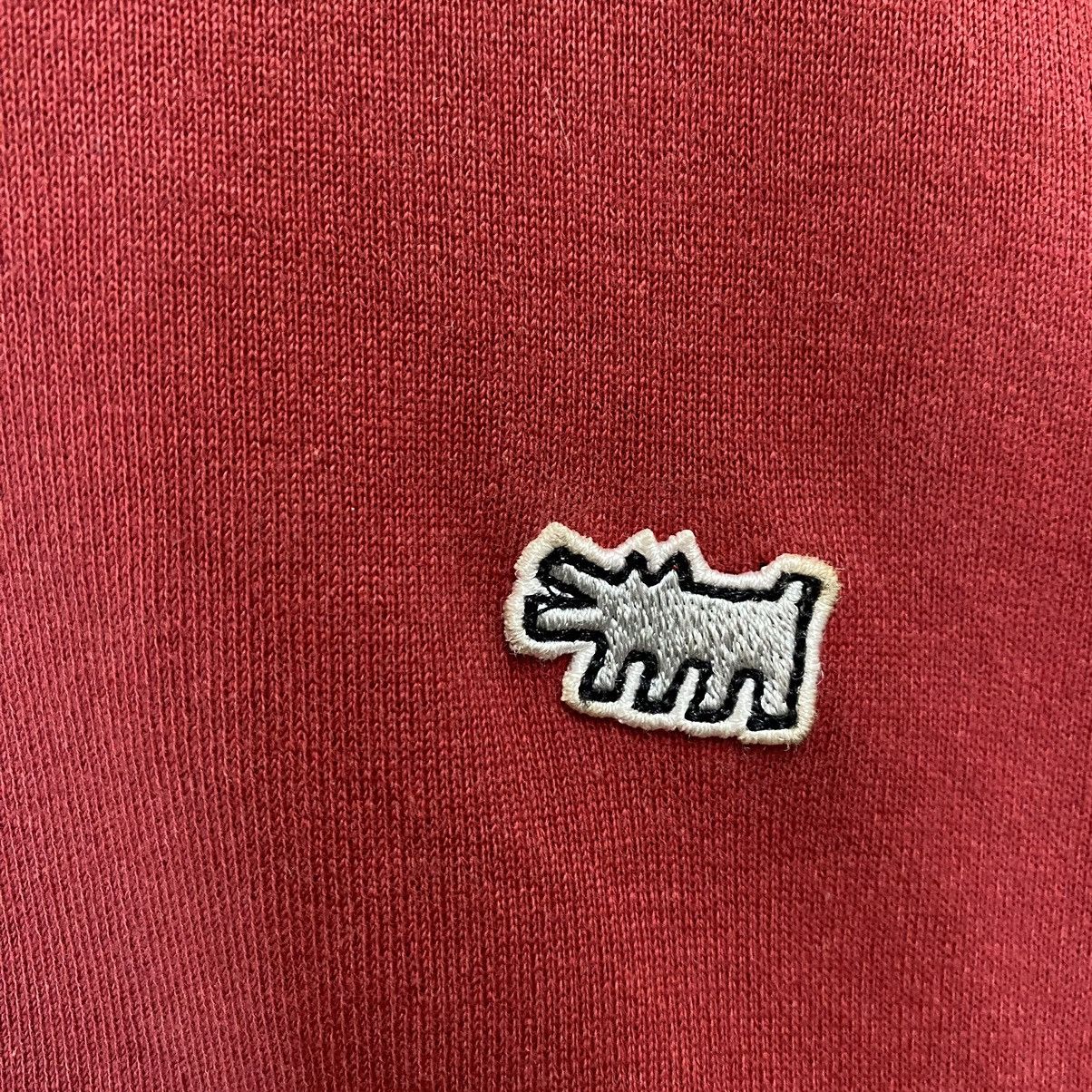 Japanese Brand Keith Haring Small Logo Embroidered Fullzip Sweatshirt Sz M Size US M / EU 48-50 / 2 - 6 Thumbnail