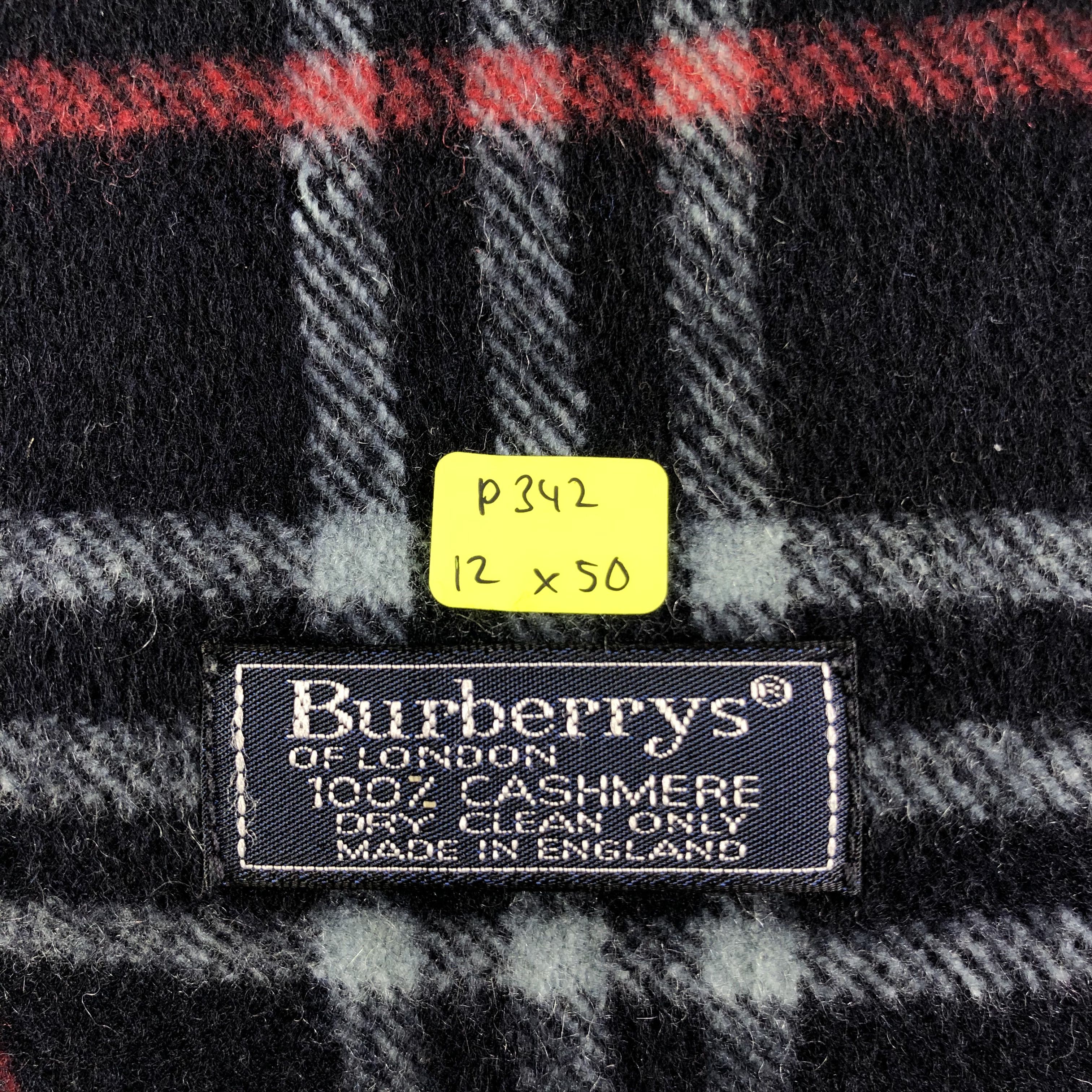 Burberry Burberrys Cashmere Scarf / Muffler / Neckwear P342 Size ONE SIZE - 5 Thumbnail