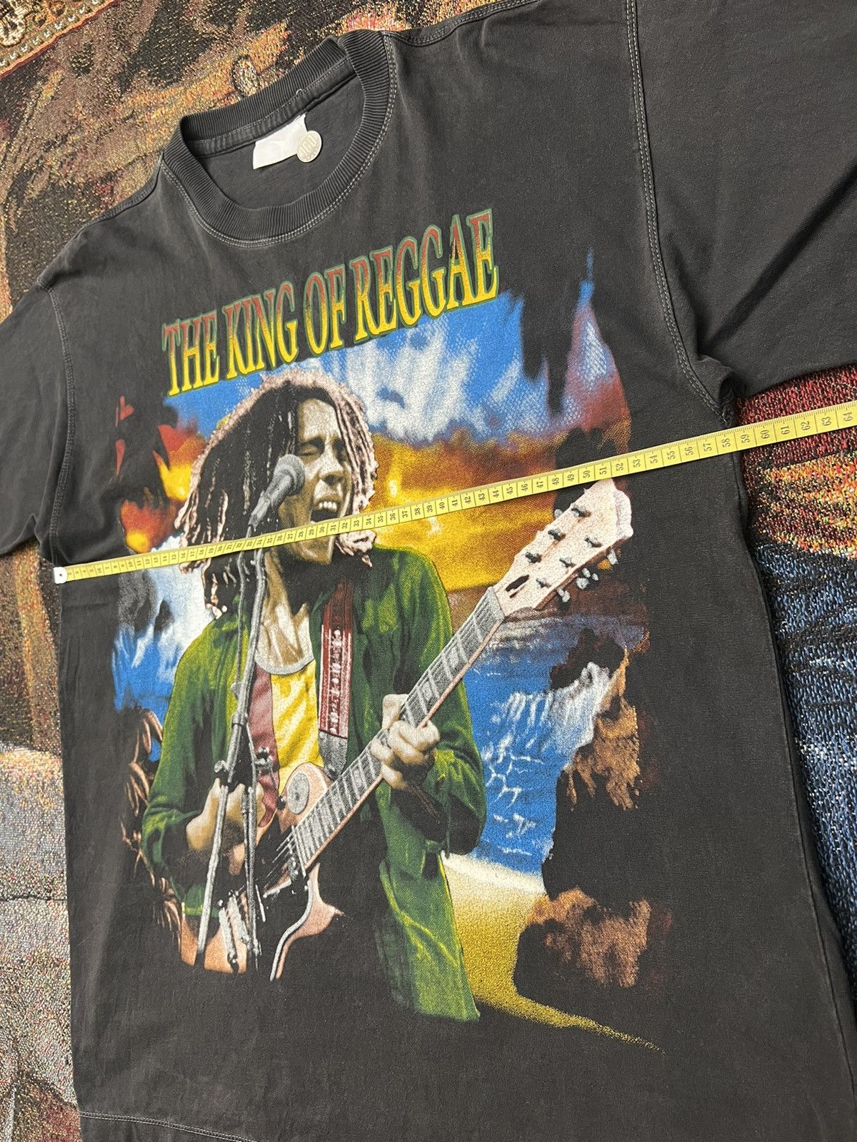 Bob Marley Vintage Bob Marley Rap Tee Style Tee Size US XL / EU 56 / 4 - 6 Thumbnail