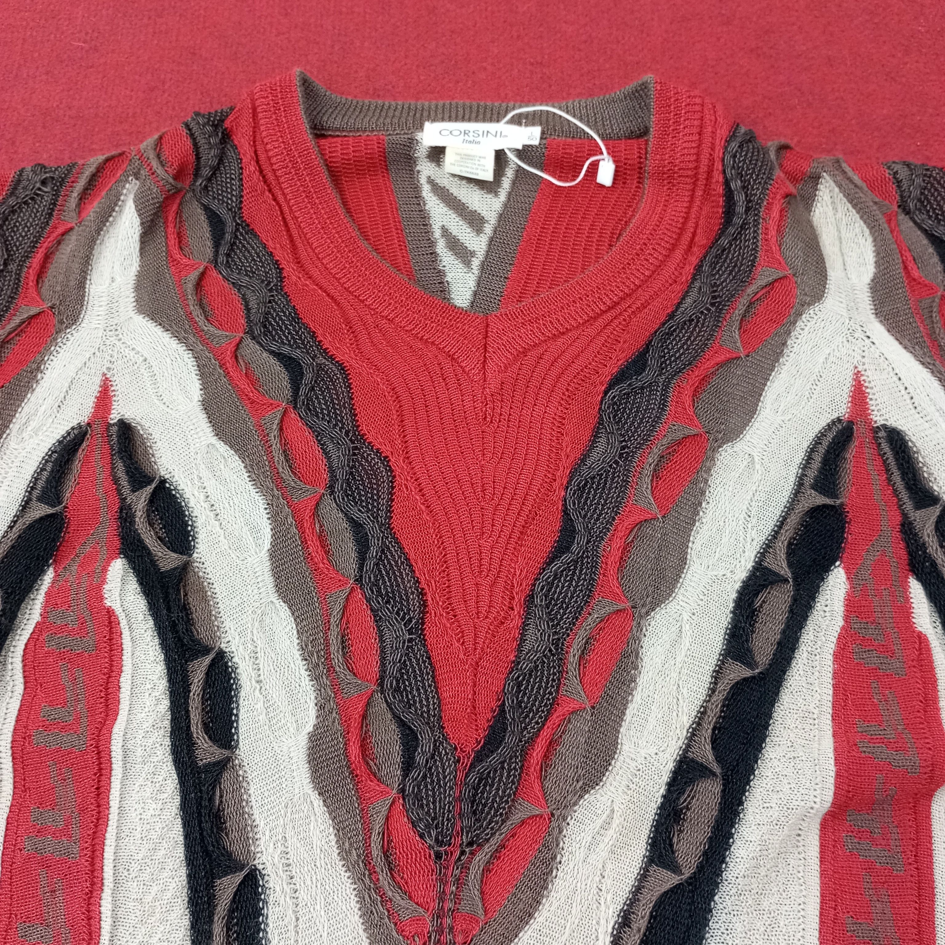 Coogi Corsini Italia Coogi Fashion Style Sweatshirt c240n16 Size US XL / EU 56 / 4 - 2 Thumbnail