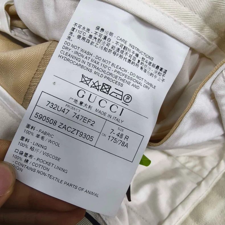 Gucci Gucci Khaki suit trousers 2502-Nextarrow Size US 32 / EU 48 - 5 Thumbnail