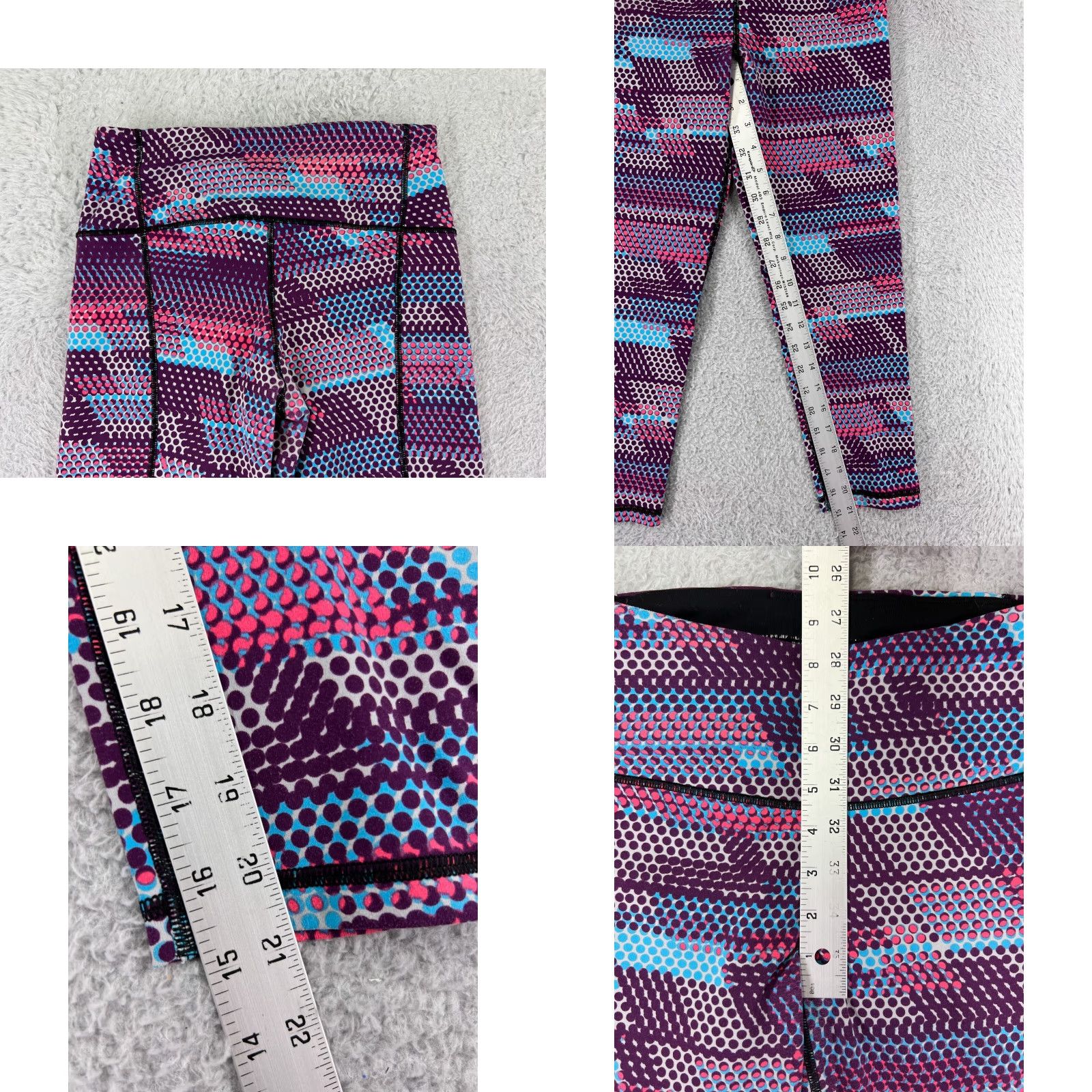 Victoria's Secret Victoria's Secret Leggings Womens S Purple VSX Nylon Blend Stretch Size 28" / US 6 / IT 42 - 8 Thumbnail