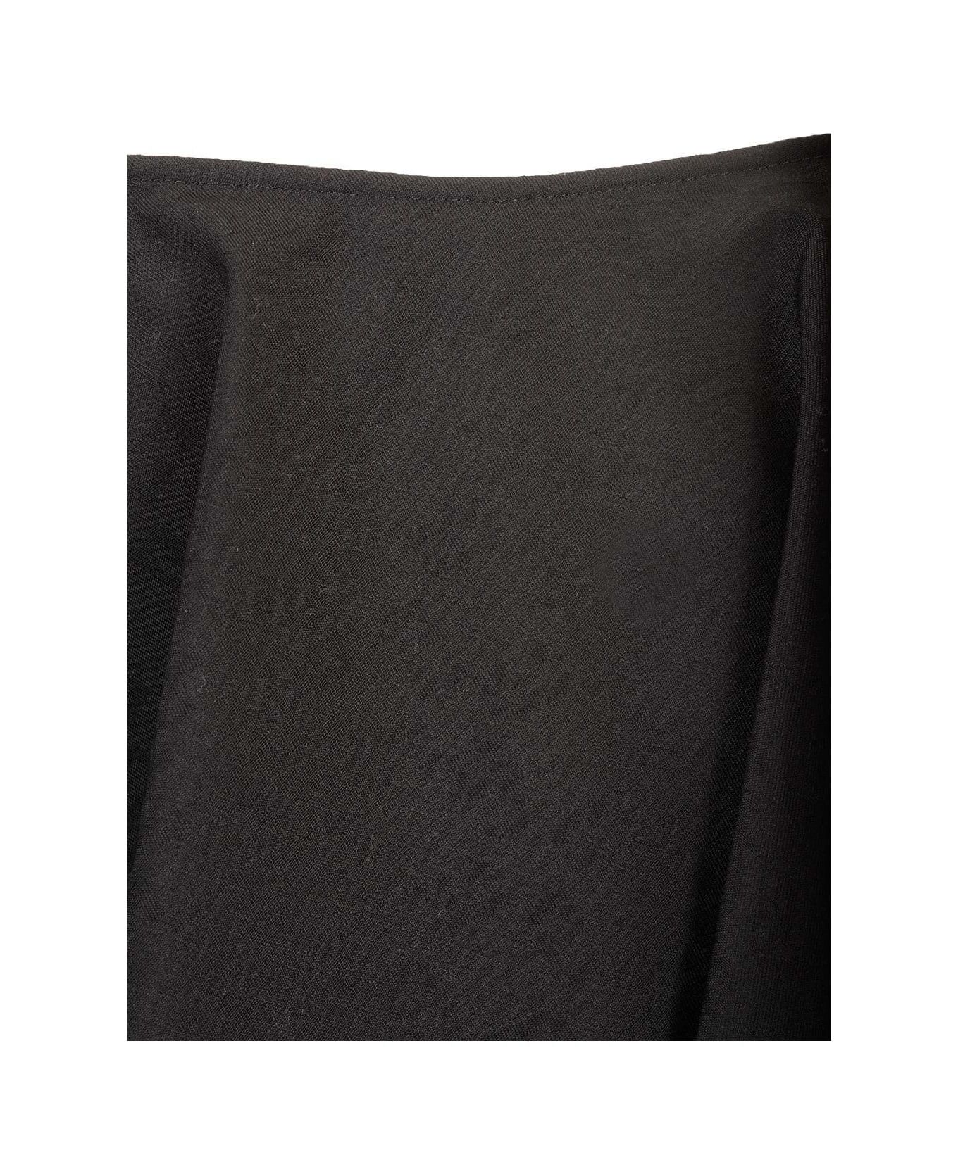 Givenchy o1n1vont0326 Full Skirt in Black Size 26" / US 2 / IT 38 - 4 Thumbnail