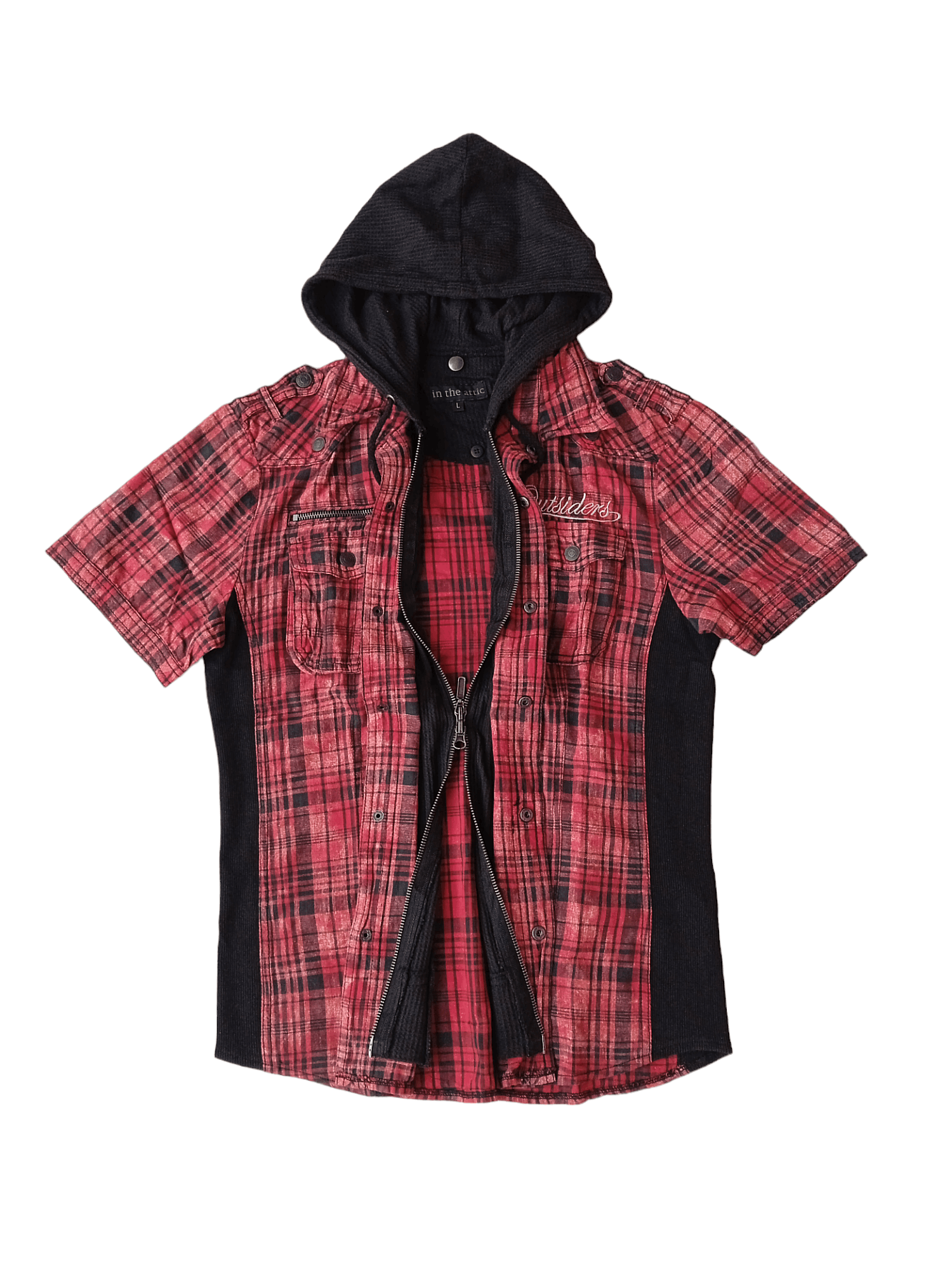 If Six Was Nine × Japanese Brand × Le Grande Bleu (L.G.B.) In The Attic Double Layer Hoode Size US L / EU 52-54 / 3 - 3 Thumbnail