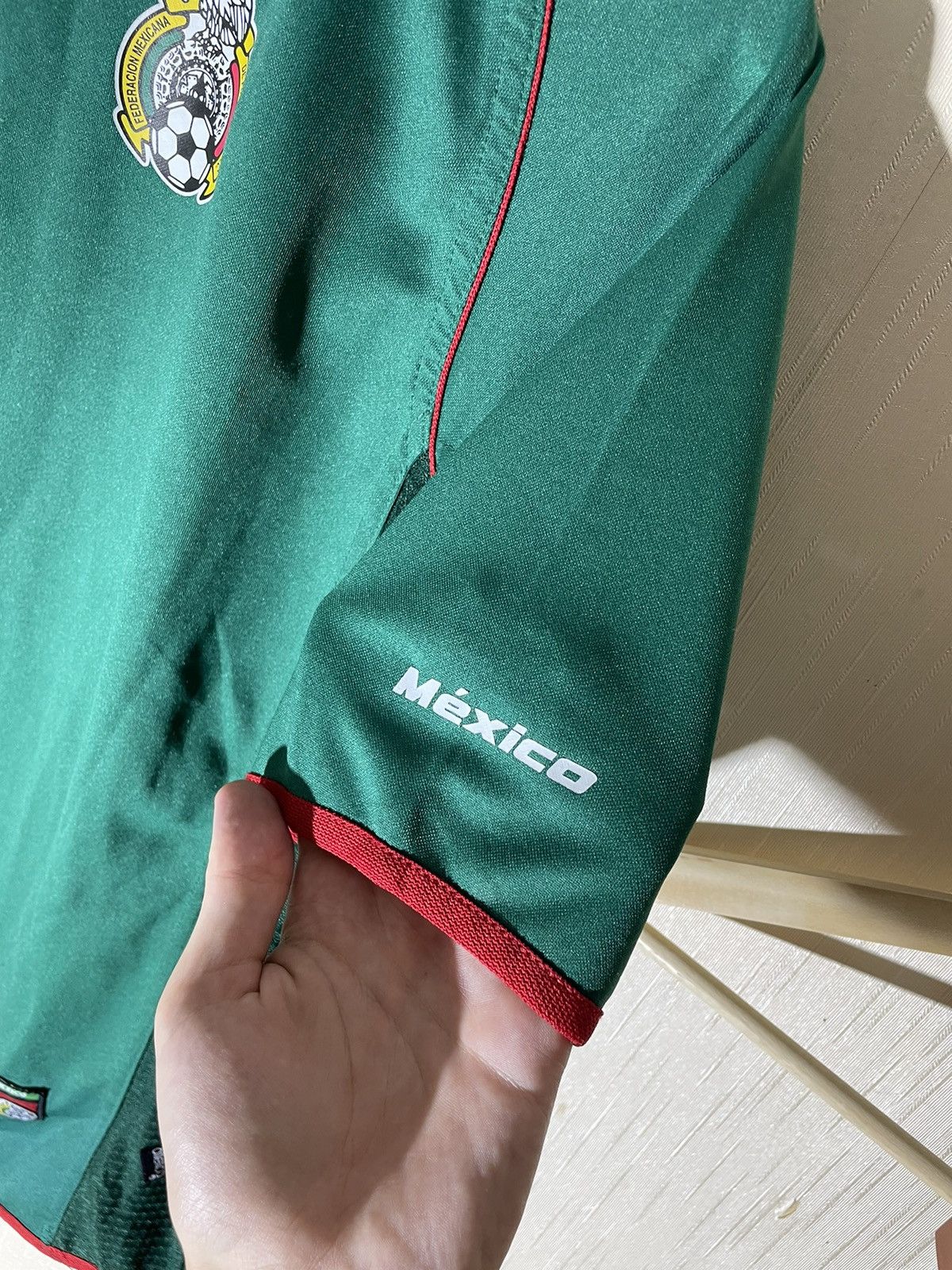 Vintage Atletica Mexico 2002 vintage soccer jersey Size US L / EU 52-54 / 3 - 5 Thumbnail