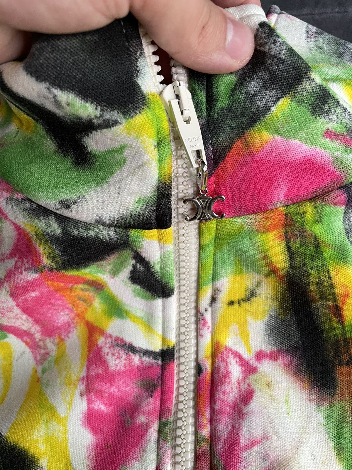 Celine Celine Multicolor Tie Dye Zip Jacket Size US XXL / EU 58 / 5 - 3 Thumbnail