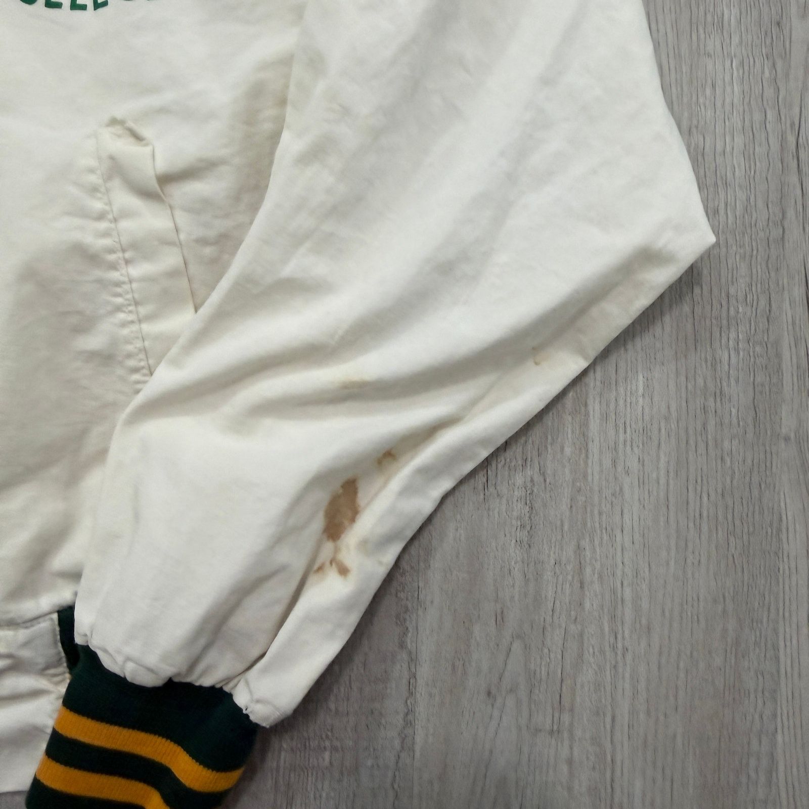 Vintage Vintage Le Moyne College Bomber Jacket Men's Small White 60s Size US S / EU 44-46 / 1 - 4 Thumbnail