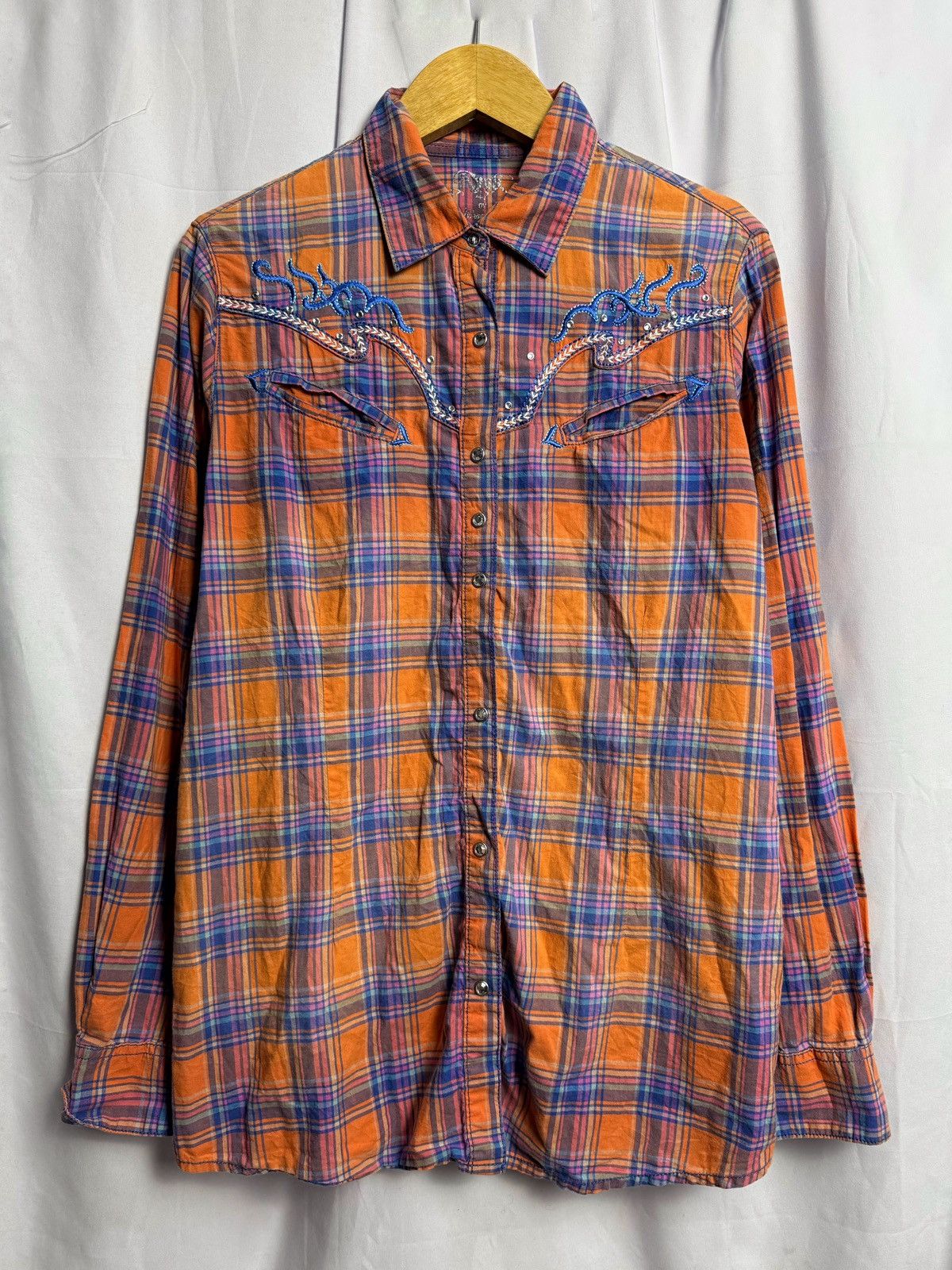 Hysteric Glamour × If Six Was Nine × Japanese Brand Japanese Western Rock47 Wrangler Shirt Size US L / EU 52-54 / 3 - 3 Thumbnail