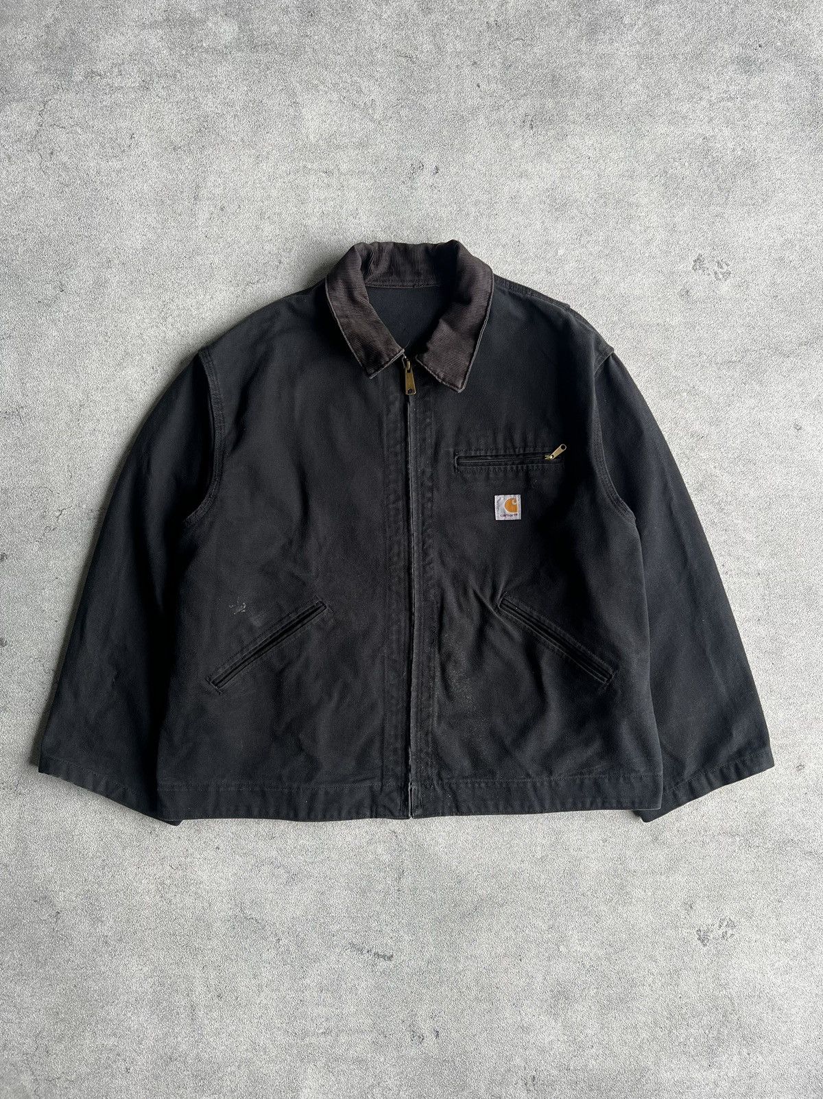 Carhartt × Carhartt Wip × Vintage Carhartt Detroit Jacket Black Size US L / EU 52-54 / 3 - 1 Thumbnail