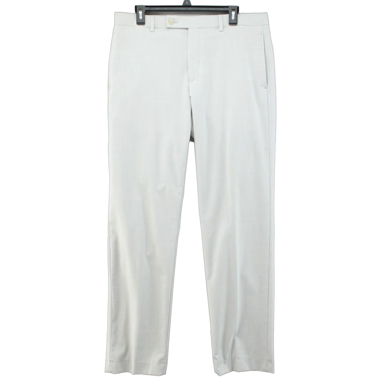 Ralph Lauren Lauren Ralph Lauren Dress Pants Men's 34 Bone White Black Label Flat Front Mens Size US 34 / EU 50 - 1 Thumbnail