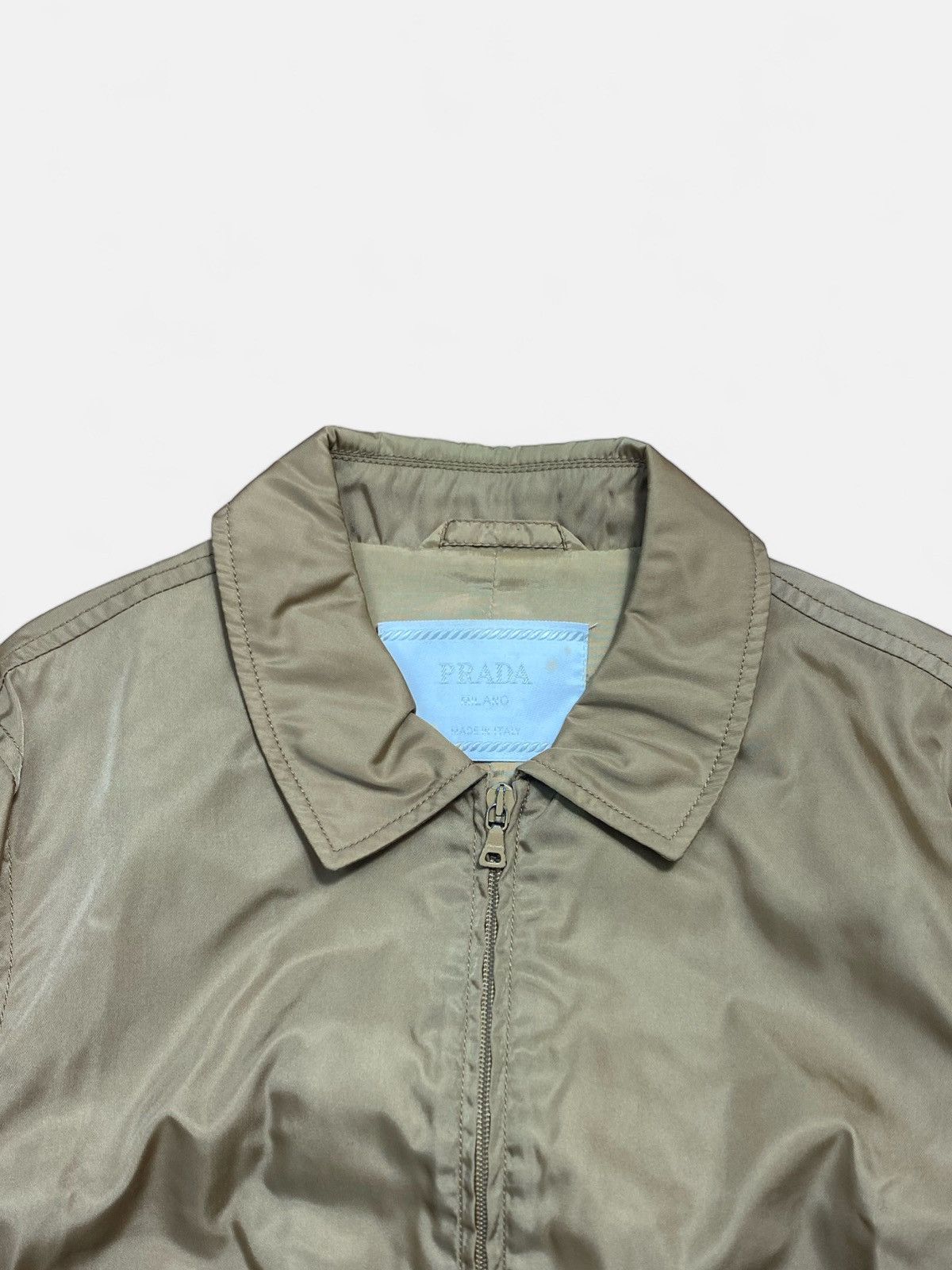 Prada Prada - Cropped Beige Jacket Size L / US 10 / IT 46 - 3 Thumbnail