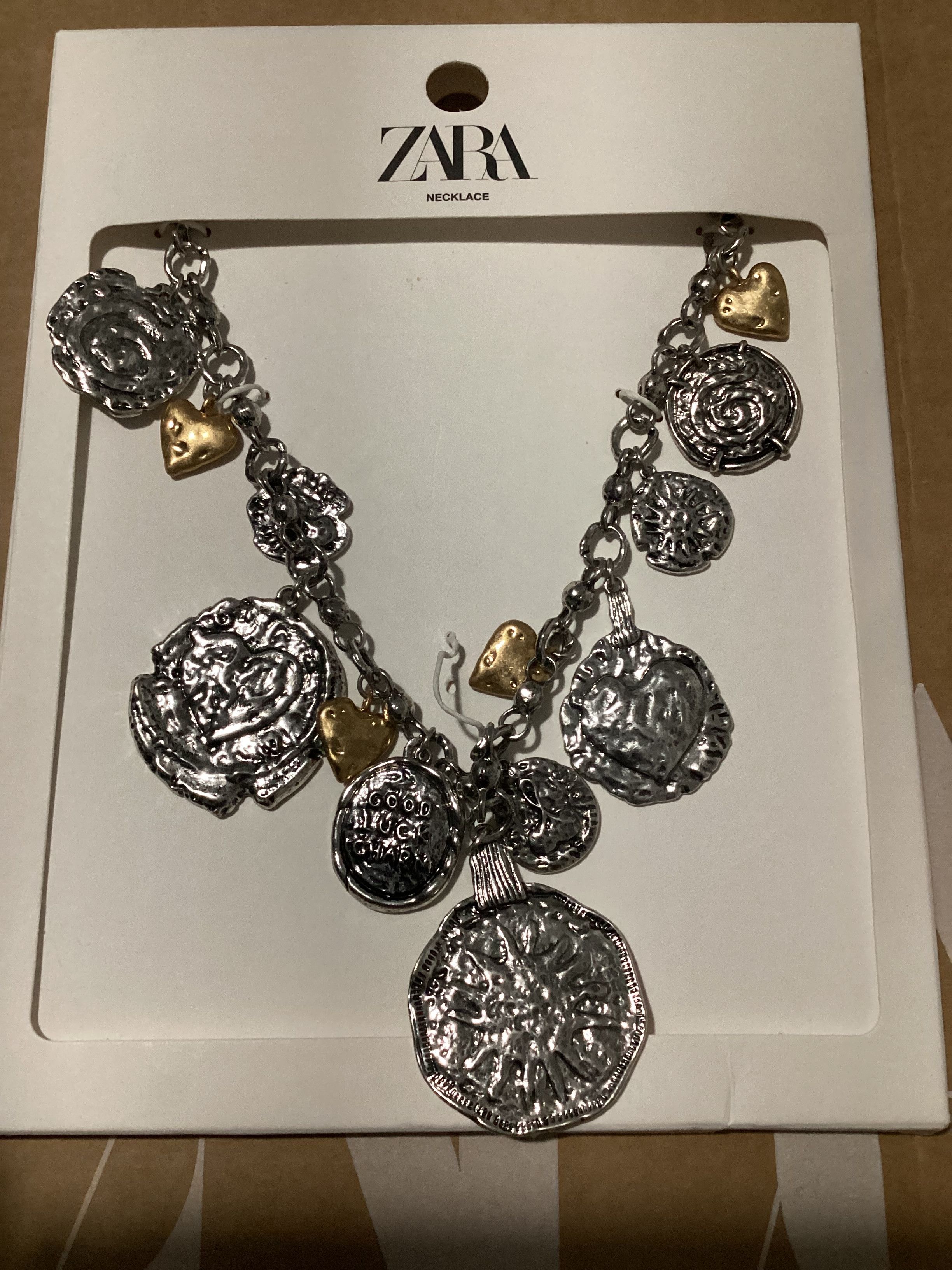 Zara Zara heart medallion necklace Size ONE SIZE - 2 Thumbnail