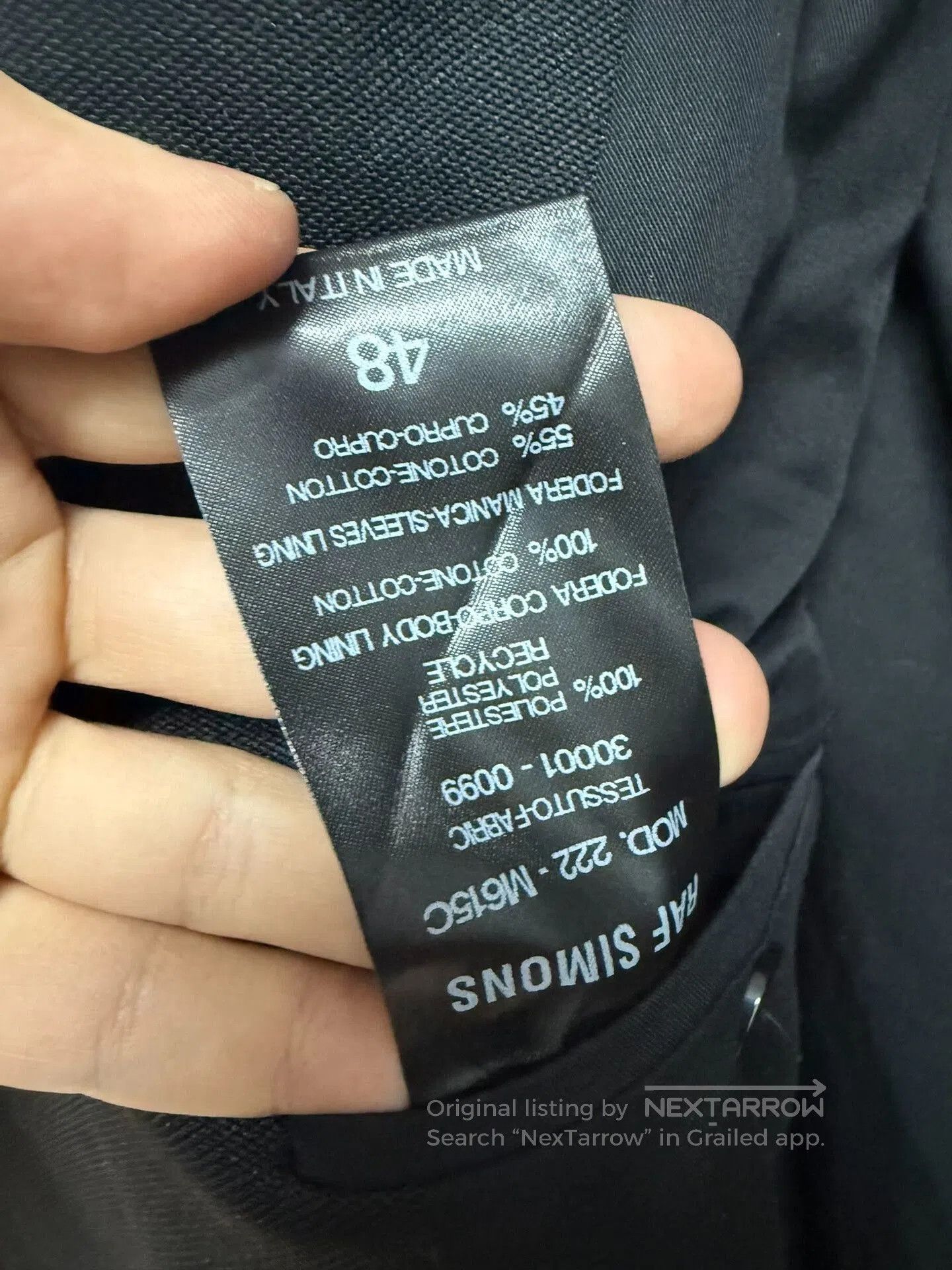 Raf Simons raf simons painted wool coat size 48. Size US L / EU 52-54 / 3 - 8 Thumbnail