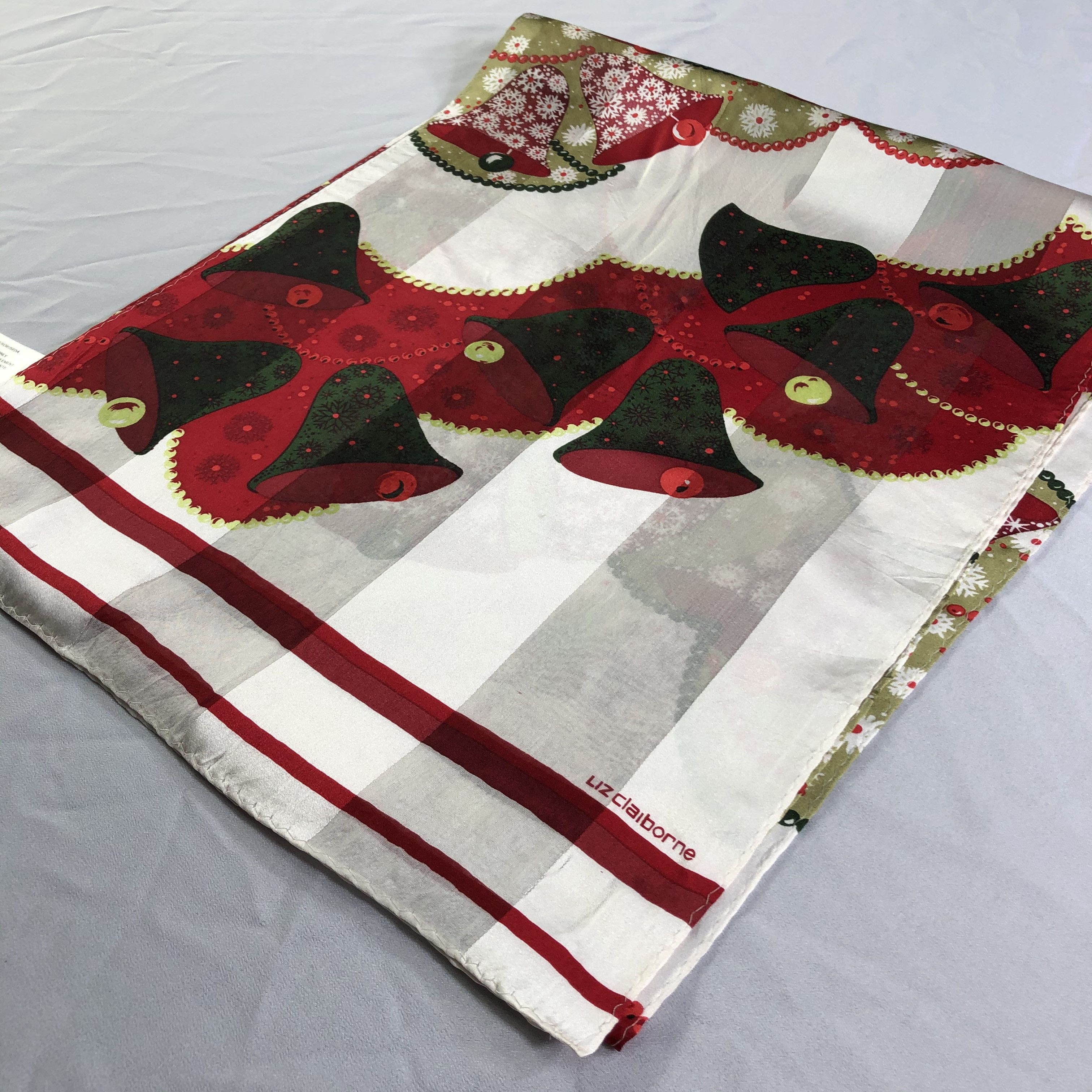 Vintage Vintage Liz Claiborne Silk Scarf Size ONE SIZE - 3 Thumbnail