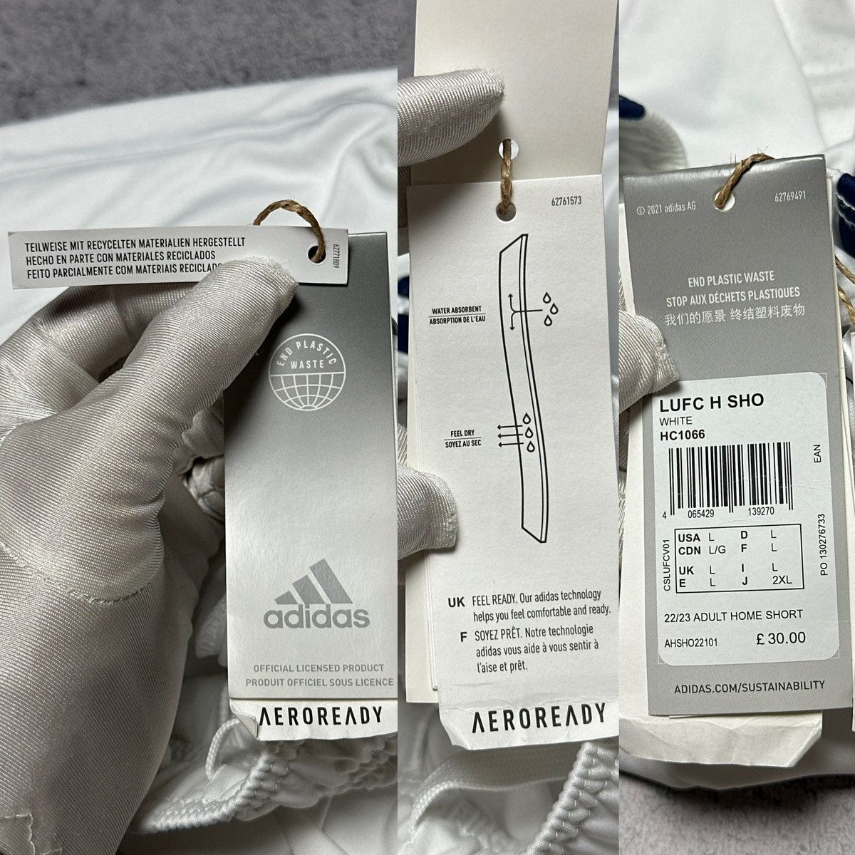 Adidas Adidas Leeds United 22/23 Soccer Short Size L Size US 34 / EU 50 - 11 Thumbnail