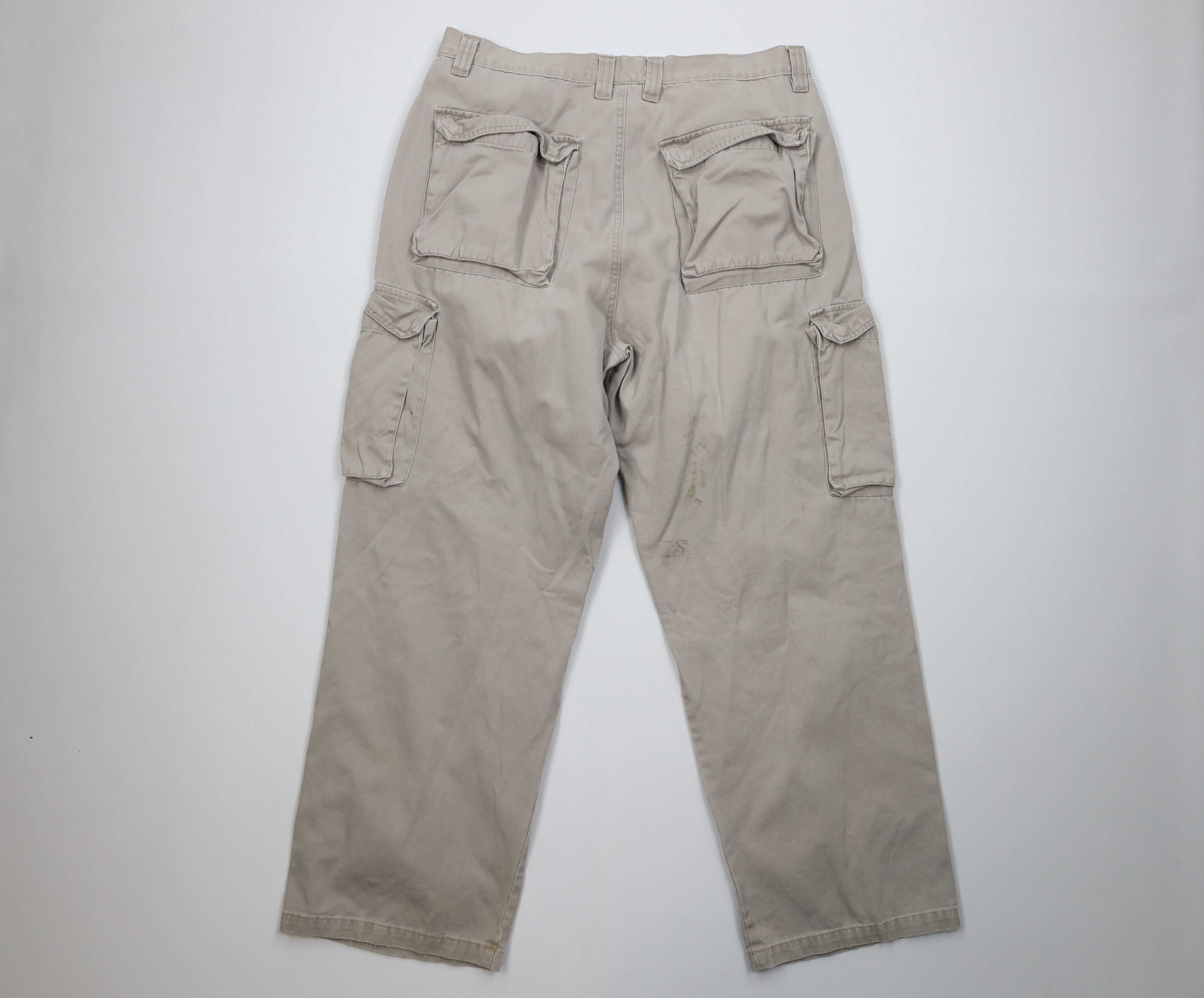 Vintage Vintage 90s Y2K Streetwear Relaxed Fit Wide Leg Cargo Pants Size US 36 / EU 52 - 10 Thumbnail