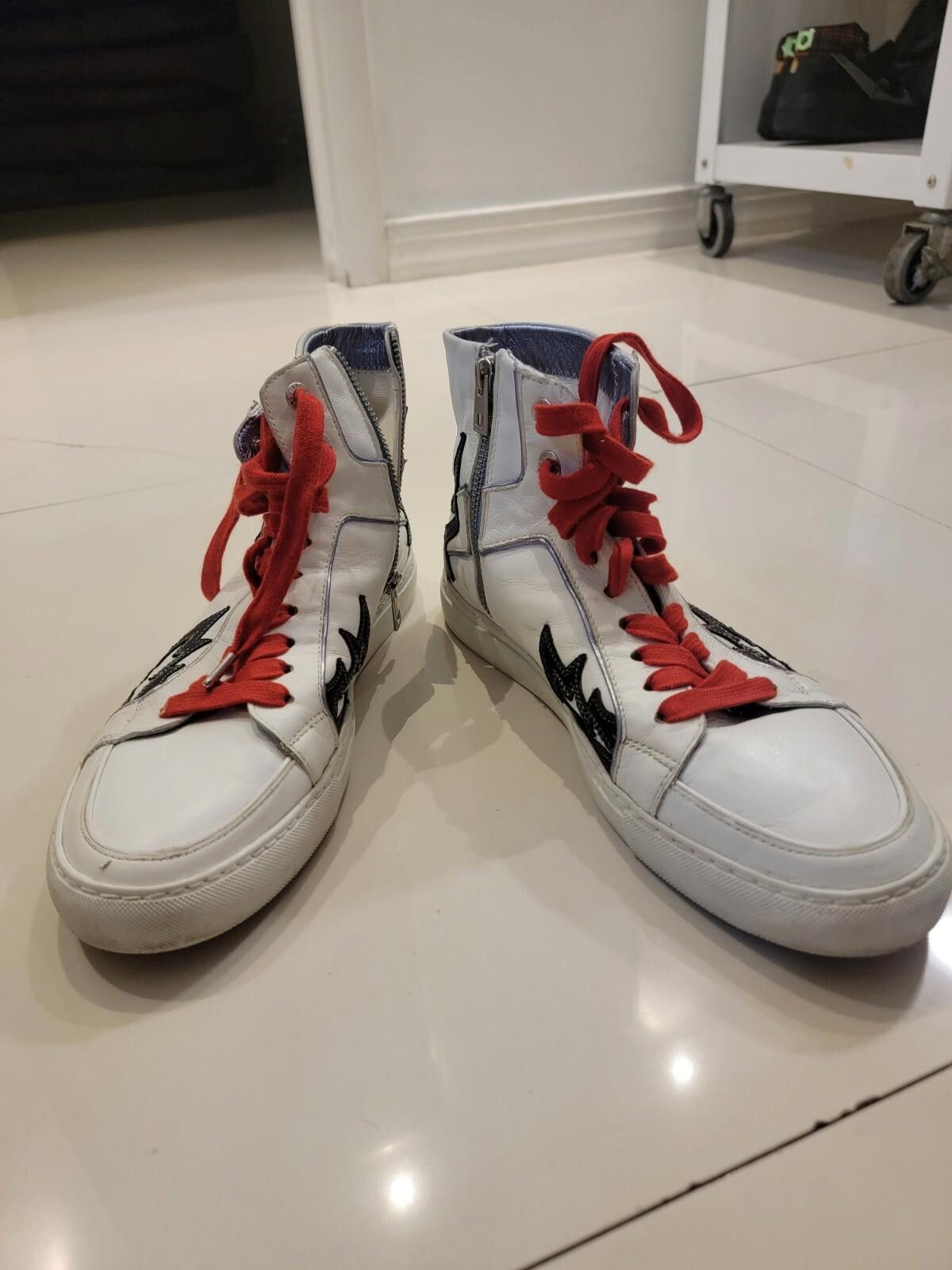 Zadig & Voltaire Zadig & Voltaire - ZV1747 High Flame Men sneakers Mens 44 Size US 10.5 / EU 43-44 - 2 Thumbnail