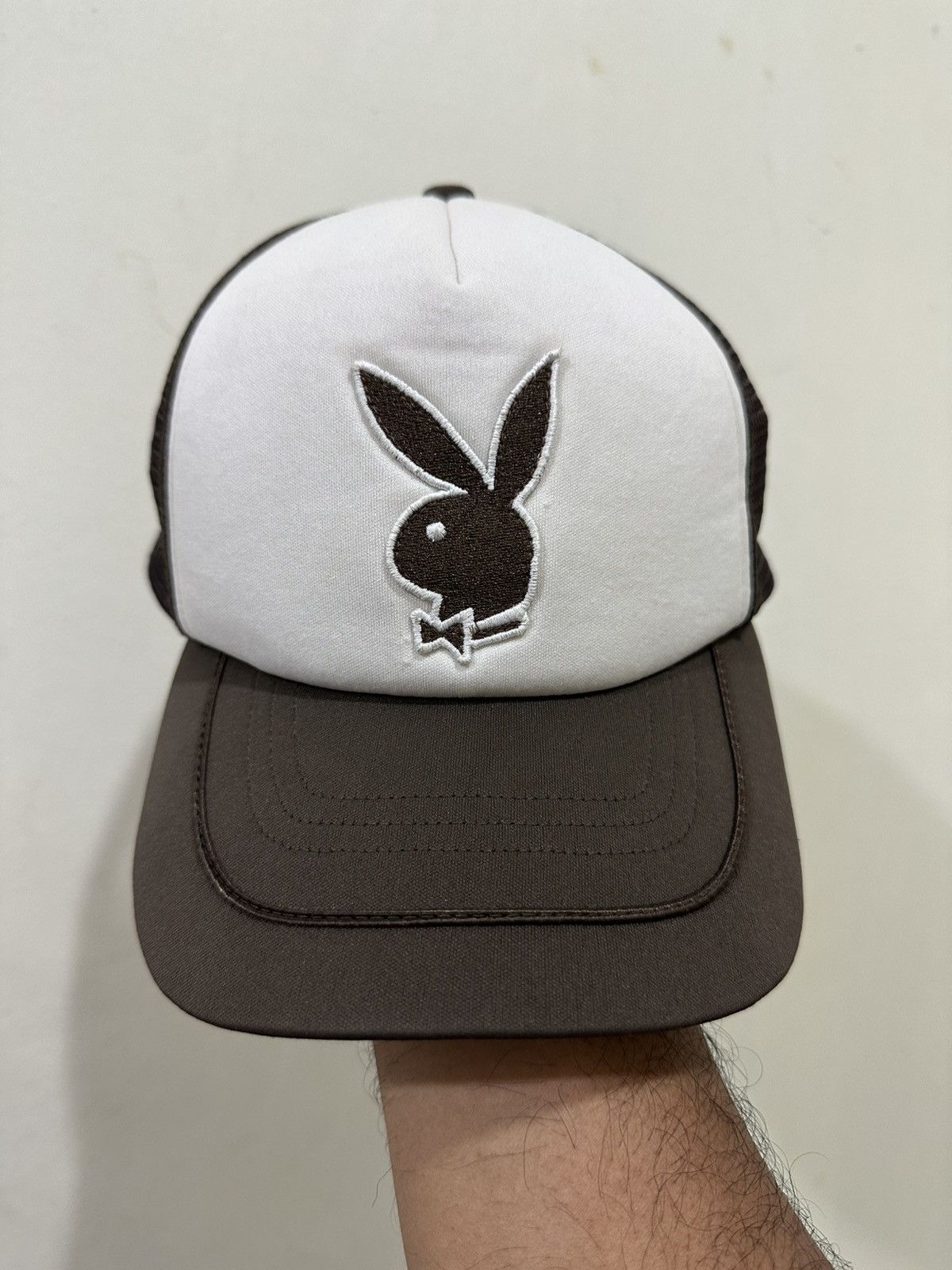 Playboy VTG Bunny Printed Playboy MAG Trucker Hat Size ONE SIZE - 2 Thumbnail