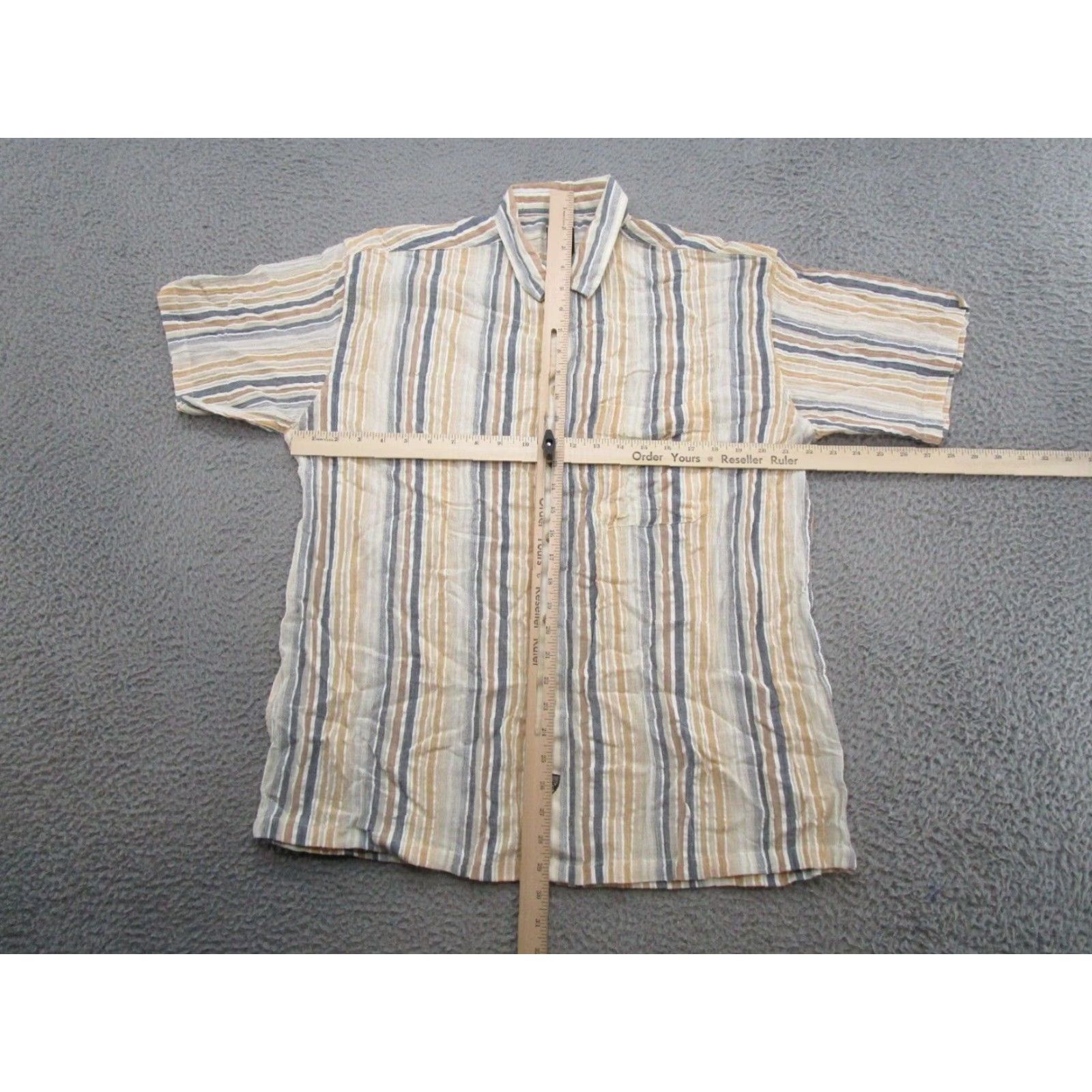 Vintage VTG KUHL Men’s Striped Cotton Shirt L Jewelry Read Size US L / EU 52-54 / 3 - 6 Thumbnail