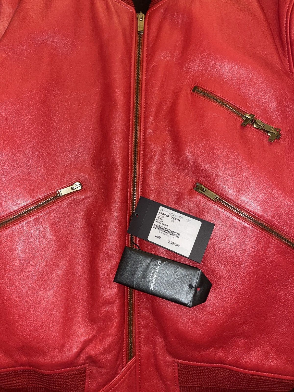 Saint Laurent Paris × Yves Saint Laurent Saint Laurent Revlon Leather Jacket Size US M / EU 48-50 / 2 - 4 Thumbnail