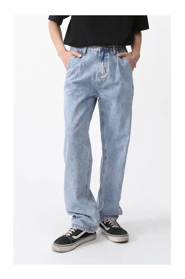 Japanese Brand Kahara x Kubo Light blue vintage casual light vintage jeans Size US 32 / EU 48 - 3 Thumbnail