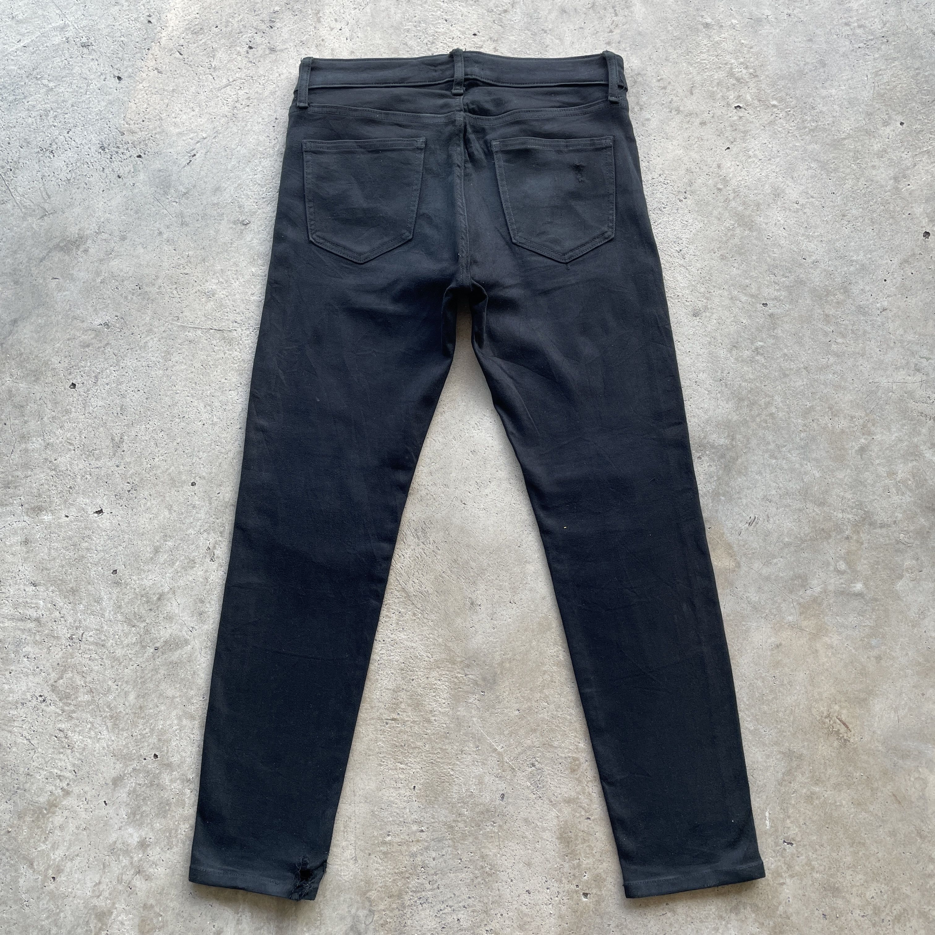Japanese Brand × Jean W31💥 Vintage Japanese Brand Black Skinny Jeans Denim Pants Size US 31 - 12 Thumbnail