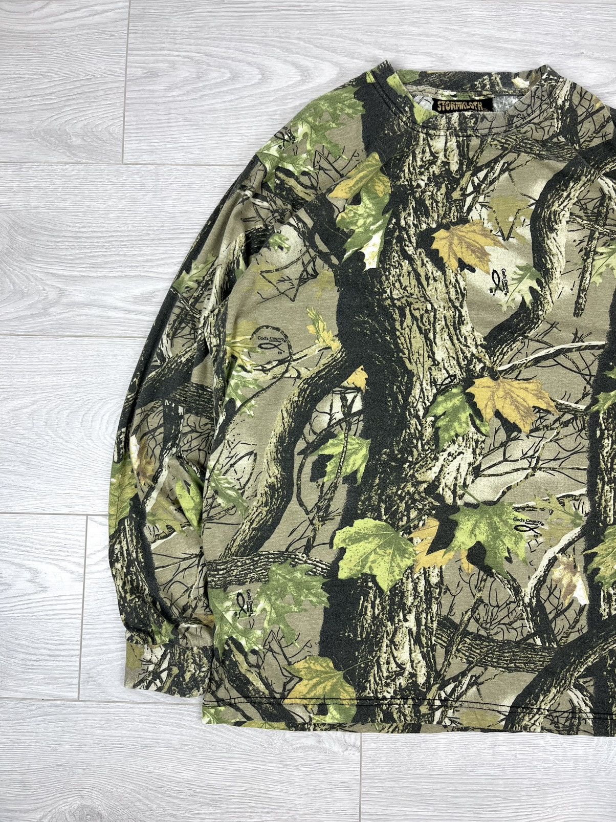 Vintage Real Tree Vintage Streetwear Longsleeve Shirt Size US XL / EU 56 / 4 - 3 Thumbnail