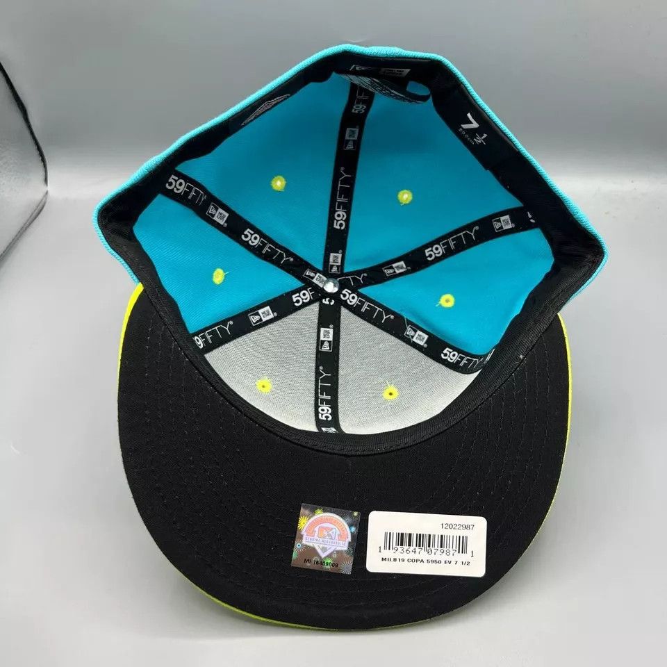 New Era Everett AquaSox Hat Men 7 1/2 MiLB 59Fifty New Era Fitted Size ONE SIZE - 7 Thumbnail