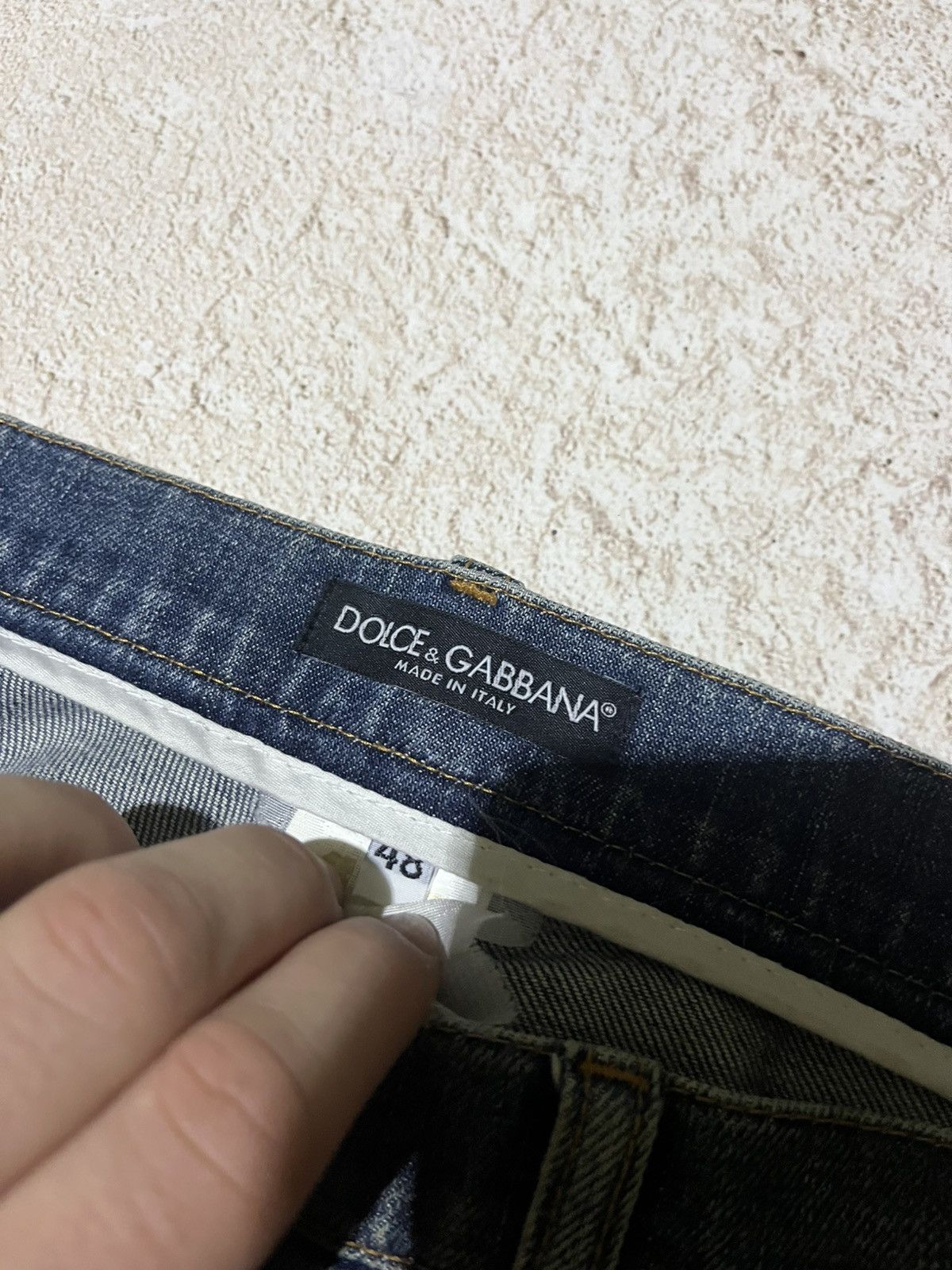 Dolce & Gabbana Dolce & Gabbana Archive Faded Blue Denim Jeans Y2K Size US 33 - 5 Thumbnail