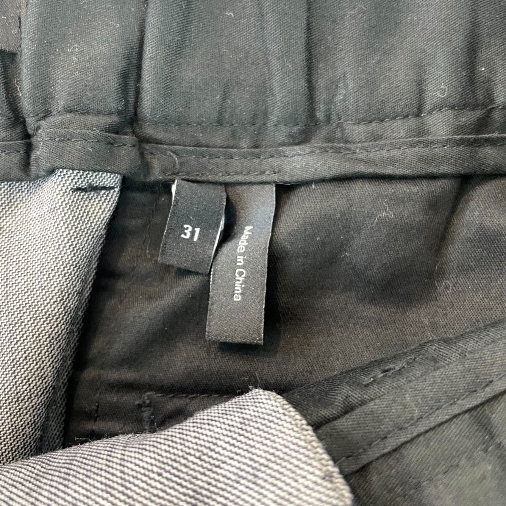 Theory Theory Pants Men 31x30 Gray Wool Blend Ace Illeston Ankle Zip Tapered Fit Size US 31 - 3 Thumbnail