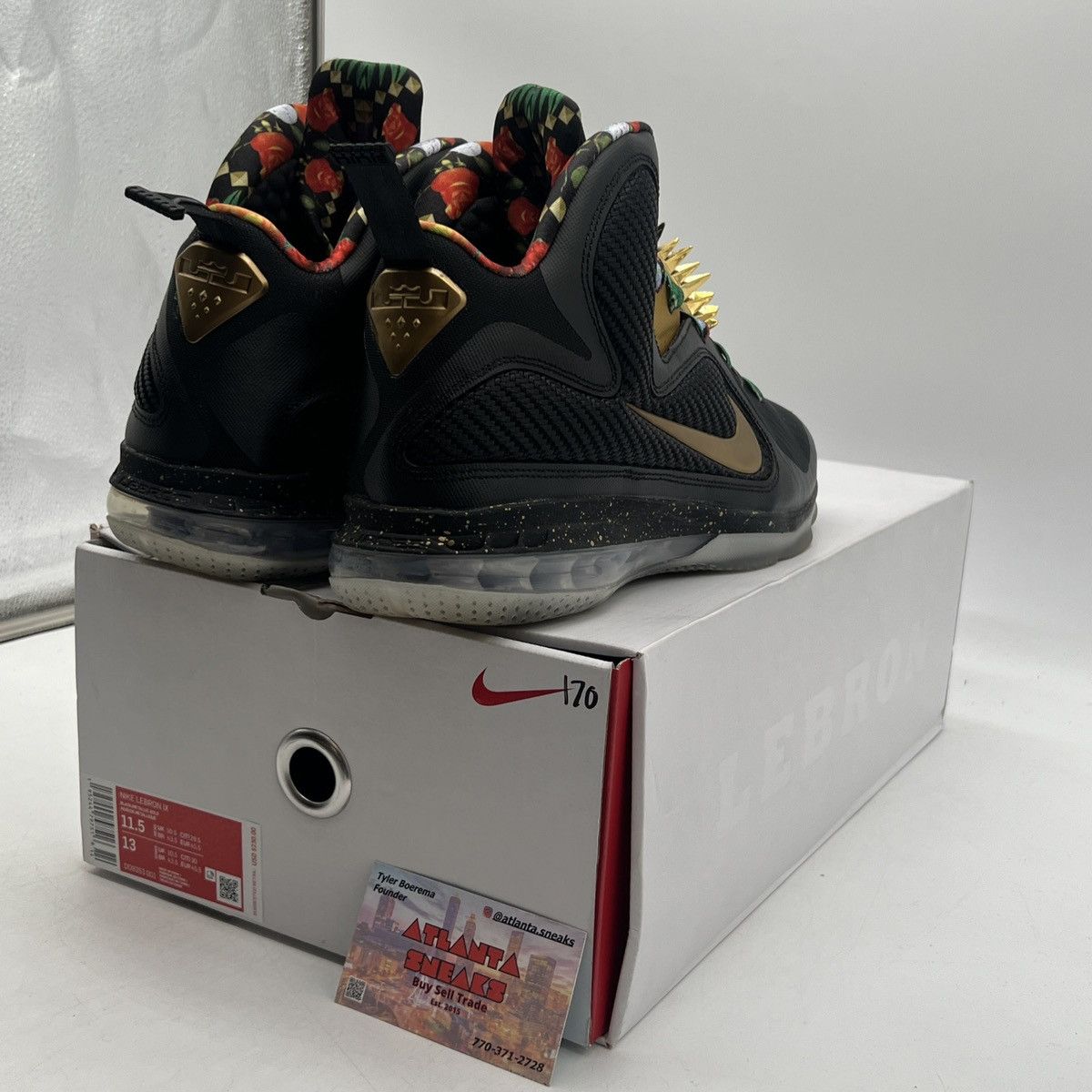 Nike Lebron 9 watch the throne Size US 11.5 / EU 44-45 - 5 Thumbnail