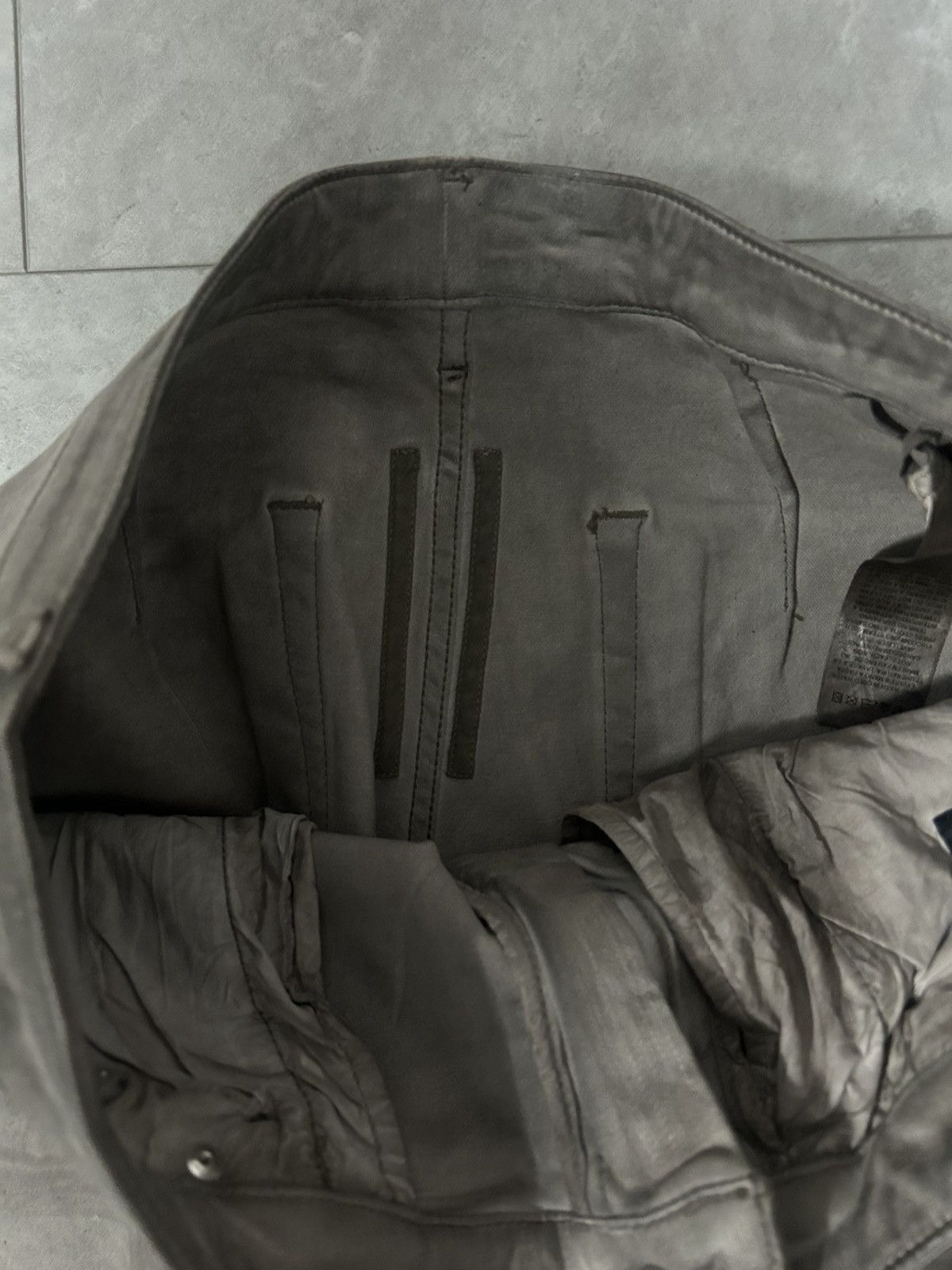 Rick Owens Drkshdw RICK OWENS DRKSHDW GETH FOILED LOOSE JEANS Size 30" / US 8 / IT 44 - 4 Thumbnail