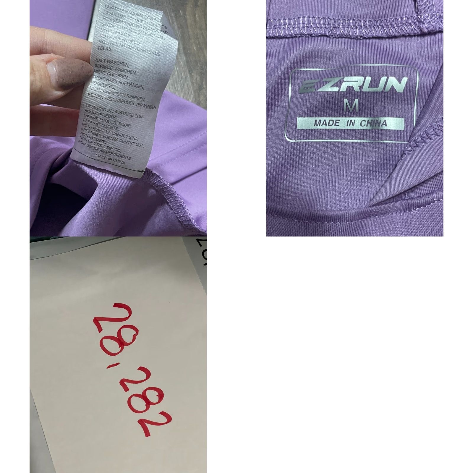 Vintage EZRUN Hoodie Women's Size Medium Purple Pullover Long Sleeve Casual Modern Regular Pullover Size M / US 6-8 / IT 42-44 - 8 Thumbnail