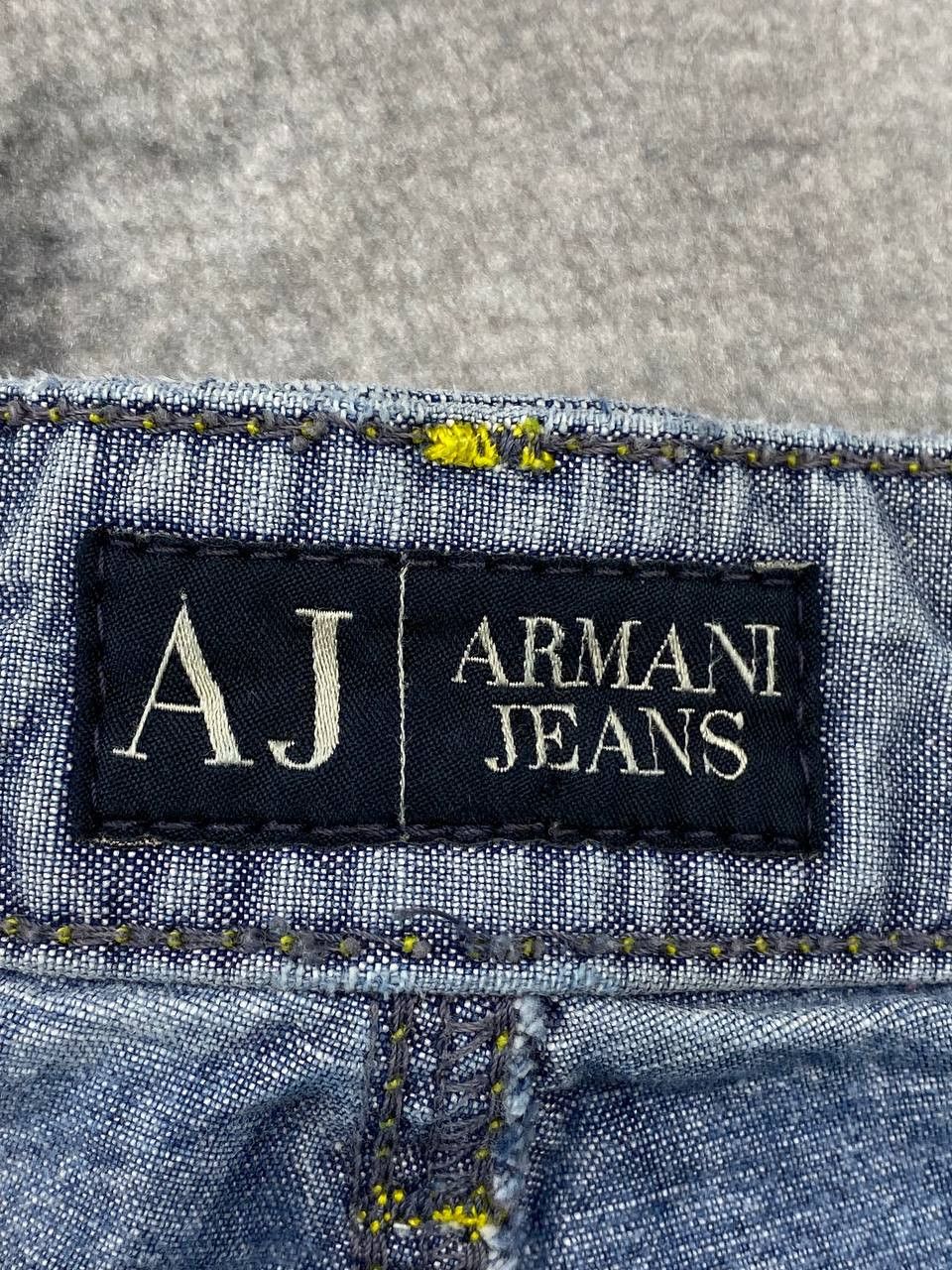 Armani Vintage Armani Jeans Denim Jeans Big Logo Size US 31 - 13 Thumbnail